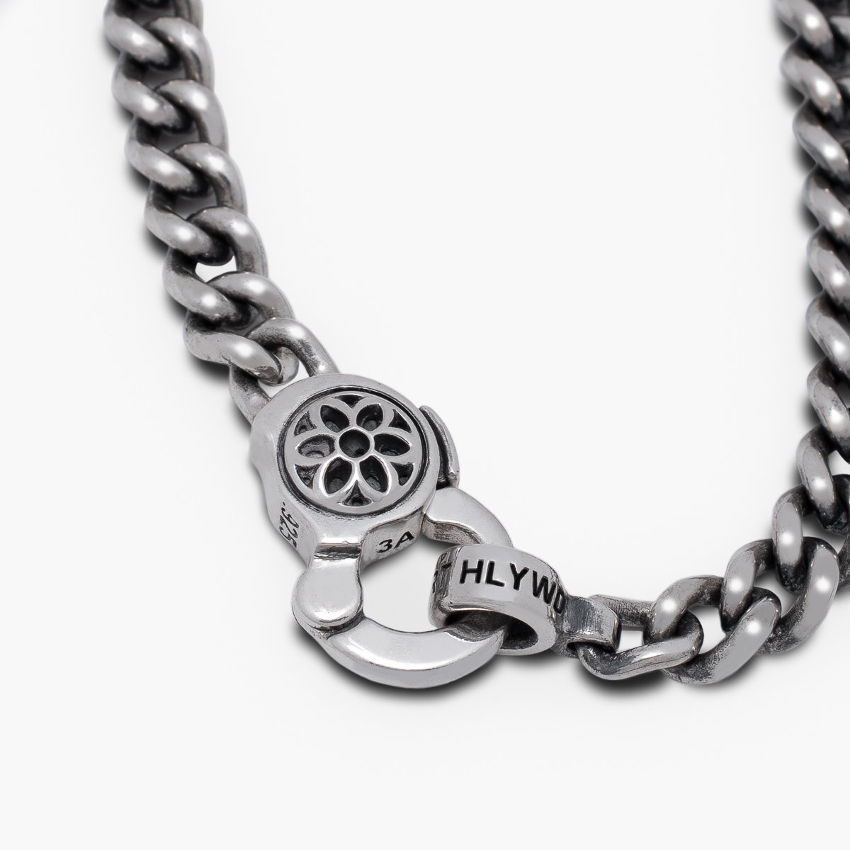 CS-CURBAA30 GOOD ART HLYWD Curb Chain Necklace Link Size AA at 30" - Sterling Silver - 4