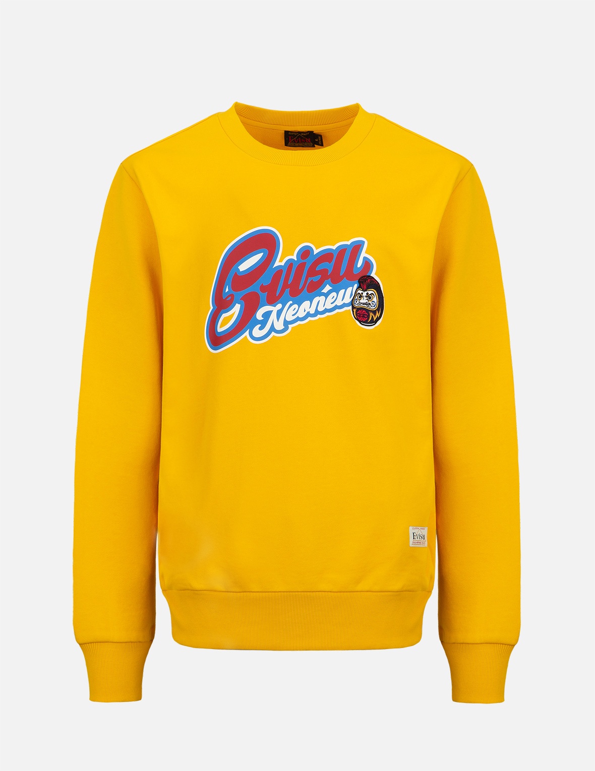 CALLIGRAPHY LOGO AND DARUMA PRINT SWEATSHIRT - 1