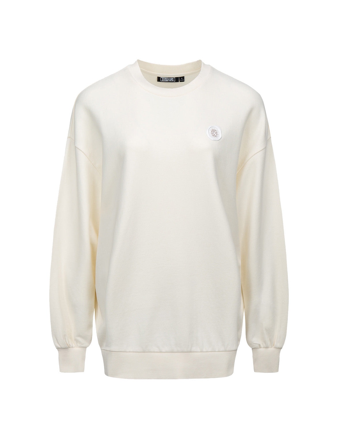 Kamon Glitter Print Oversize Sweatshirt - 14
