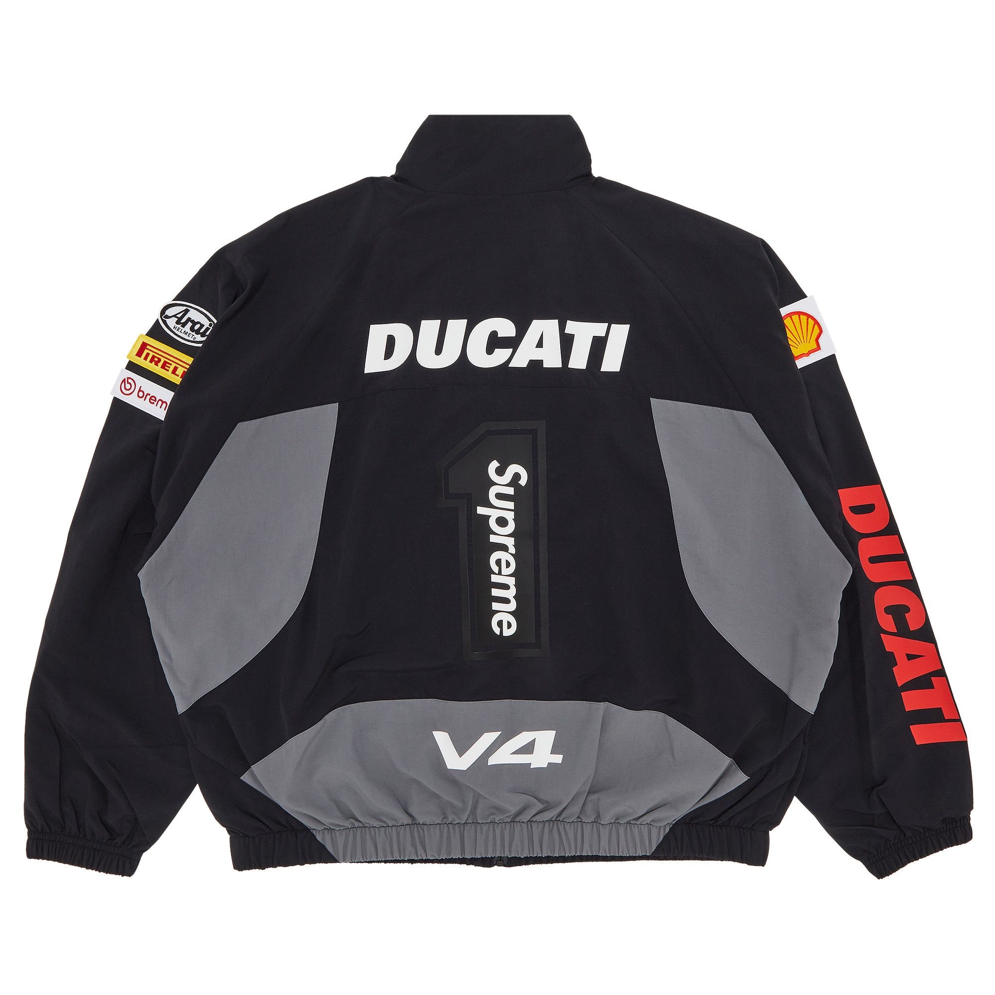 Supreme x Ducati Track Jacket 'Black' - 2