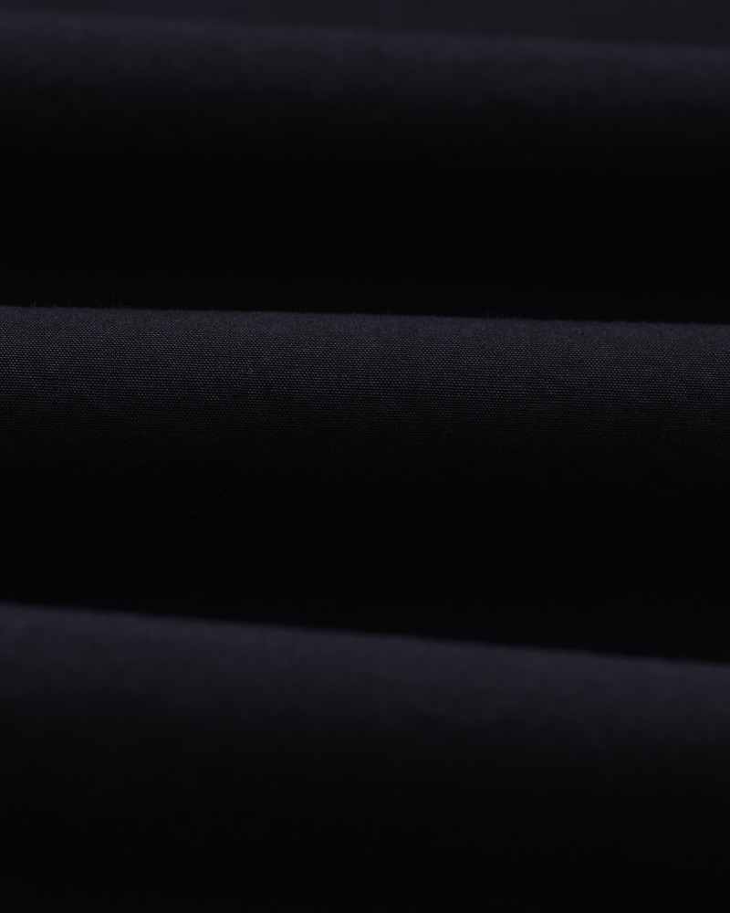 Tyne - Navy Cotton Poplin Loose Fit Trousers 10