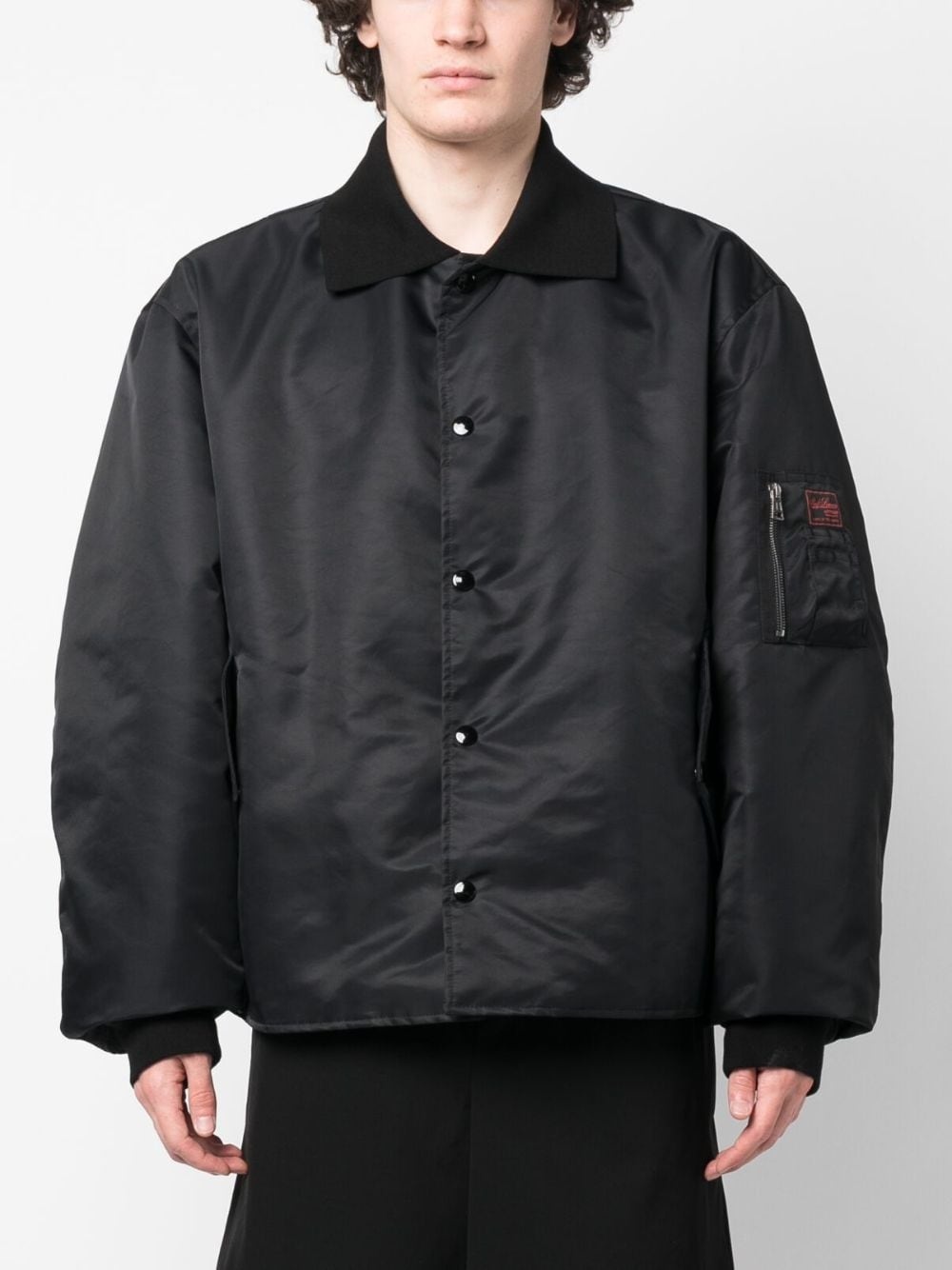 COLLARED BOMBER JACKET - 5
