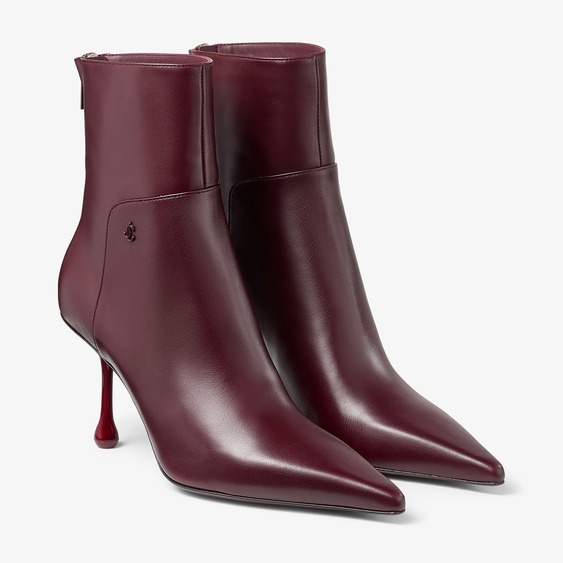 Cycas Ankle Boot 80
Garnet Black Nappa Leather Ankle Boots - 3