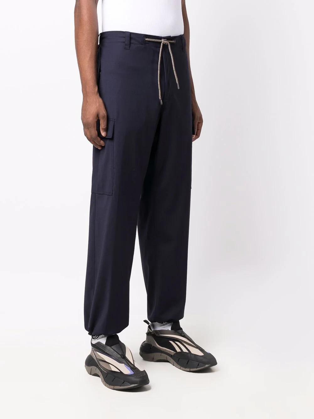 straight leg track pants - 3