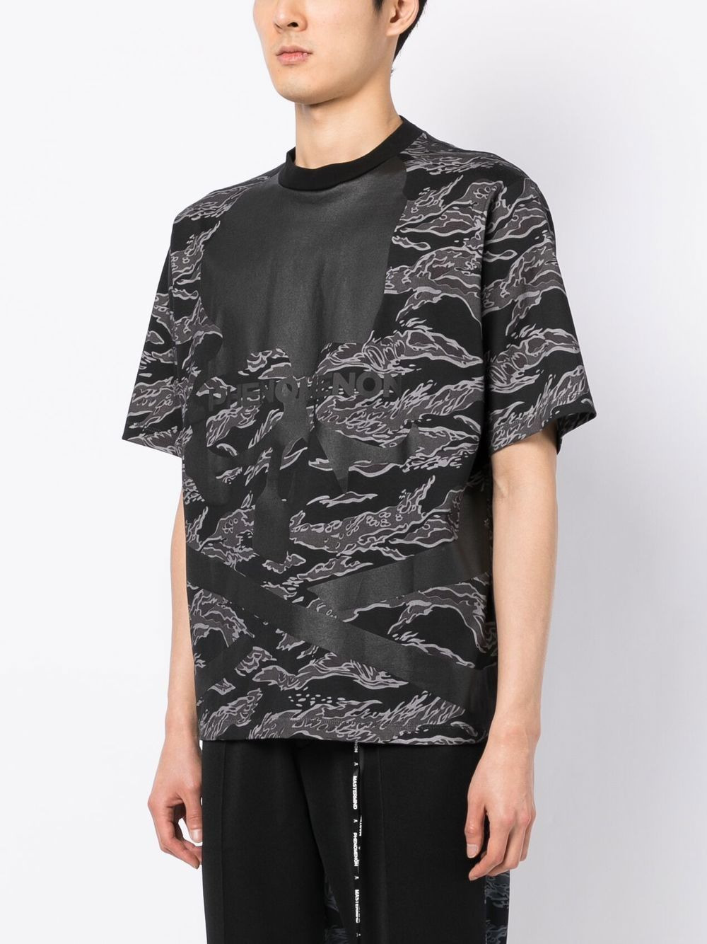 camouflage-print short-sleeved T-shirt - 3