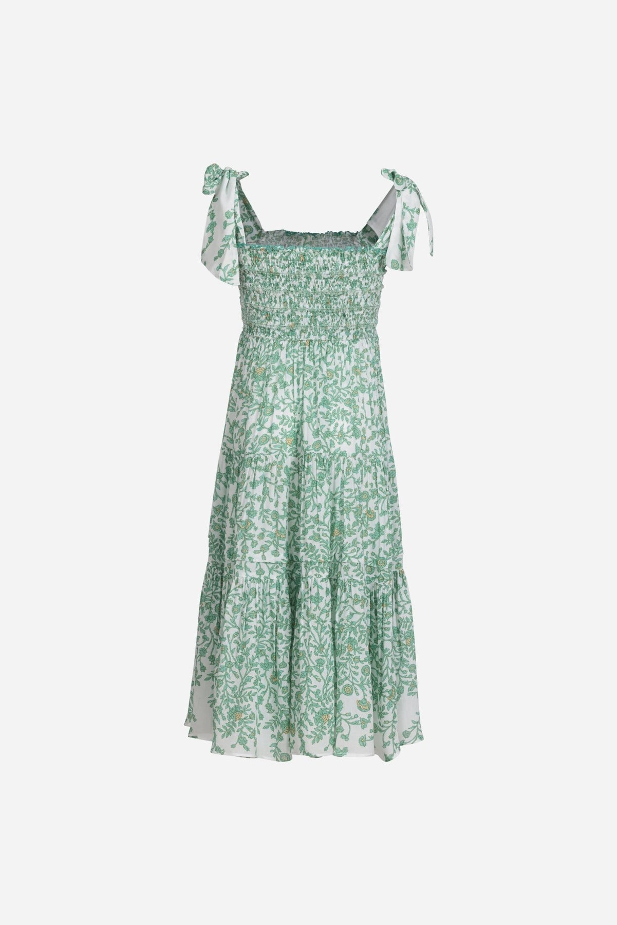 Long Dress Triny for girls - Green Lazuli - 2
