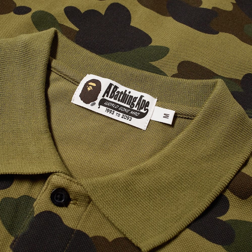 A Bathing Ape 1st Camo Shark Polo - 3