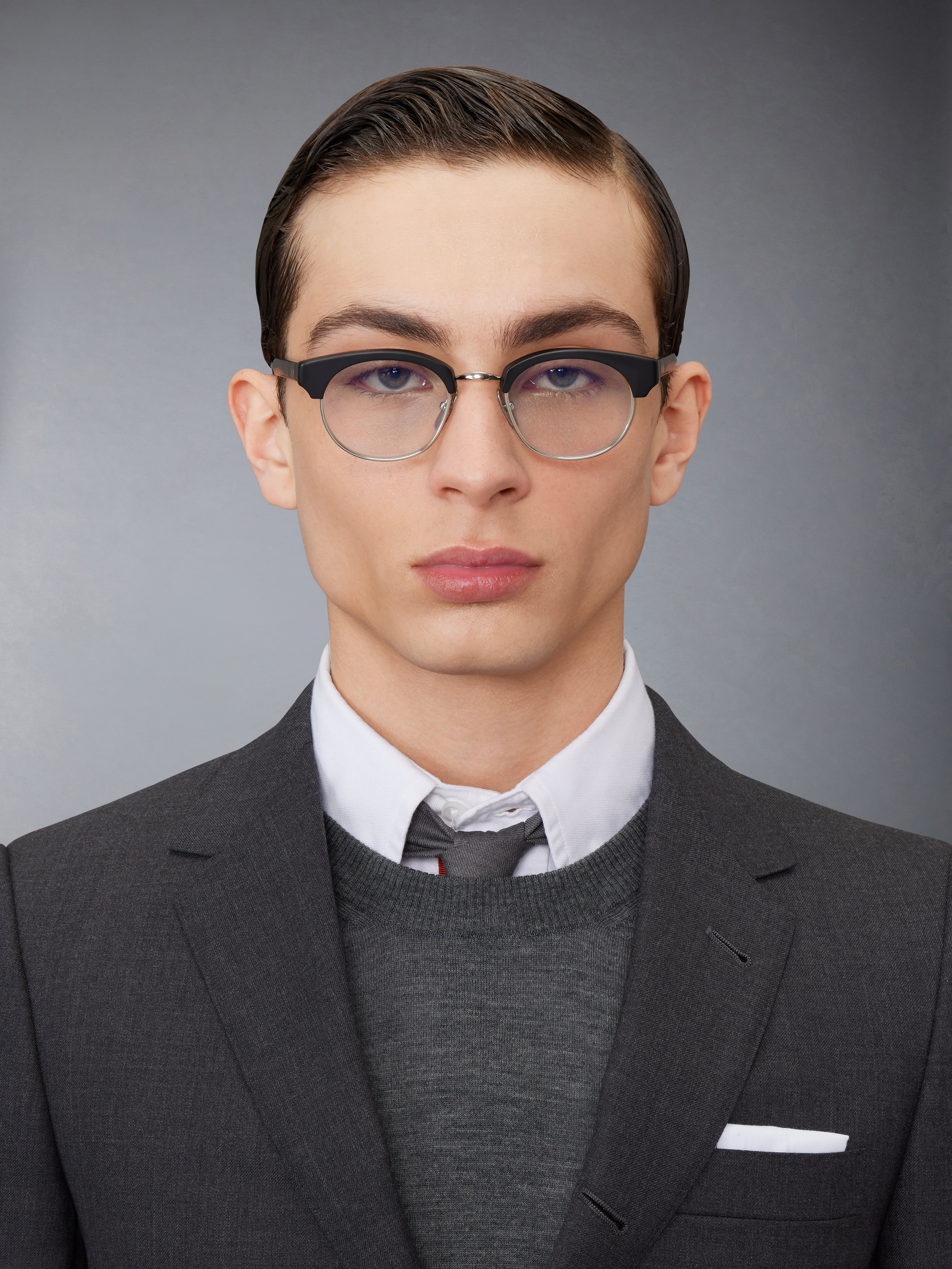 Acetate And Titanium Oval Eyeglasses - 3