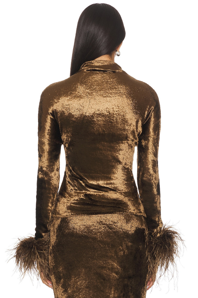 LAPOINTE Velvet Dolman Top outlook