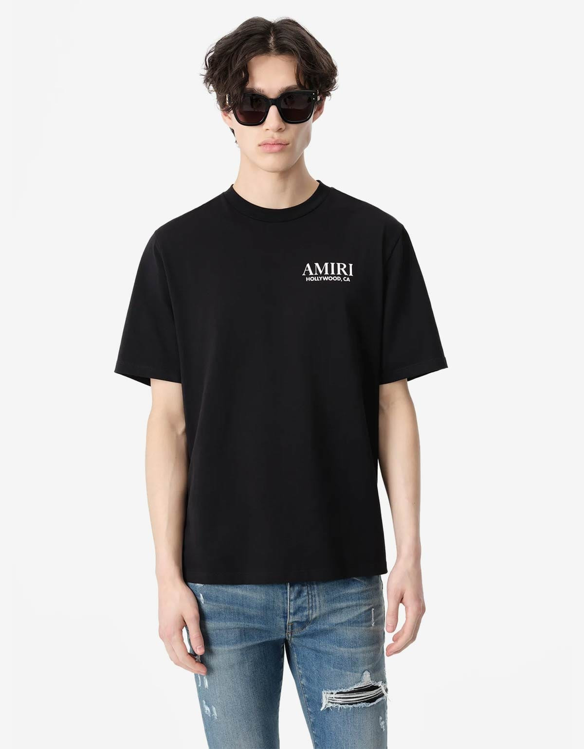 Amiri Black Bones Stacked T-Shirt - 3