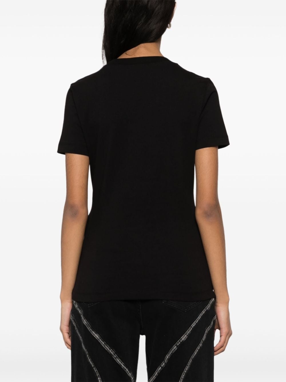 Upside Down-logo cotton T-shirt - 4