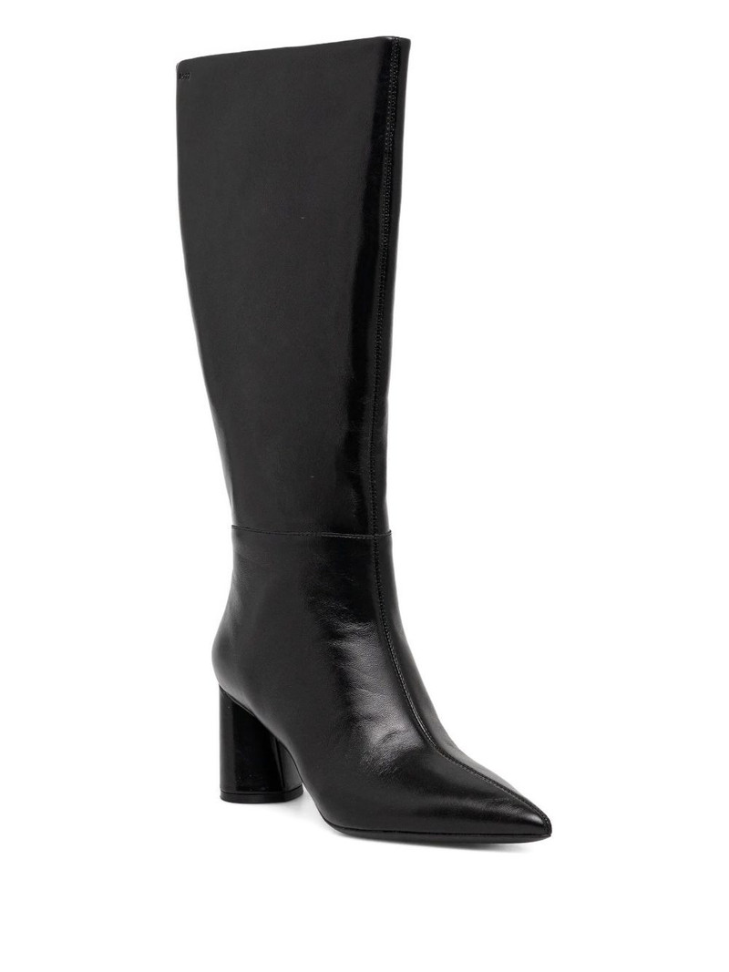 BOSS pointed knee-high boots outlook