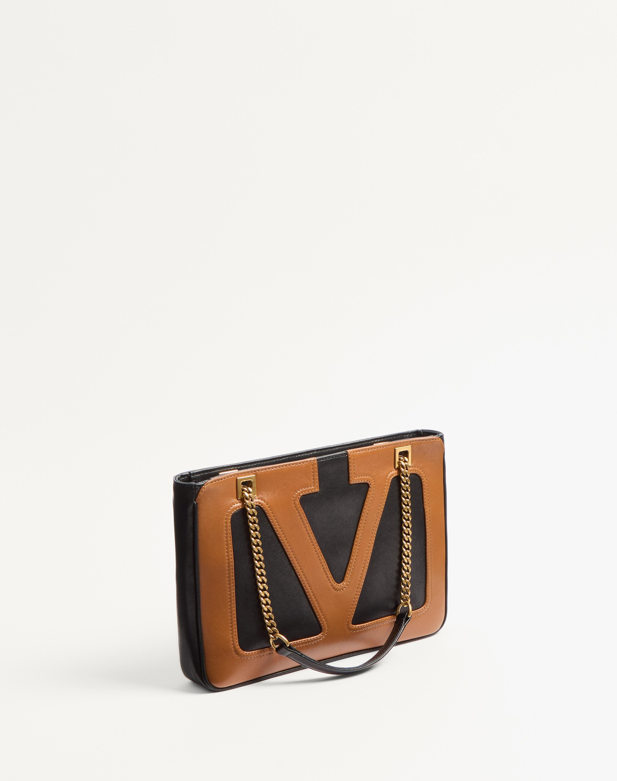 VALENTINO GARAVANI VIVA SUPERSTAR SMALL NAPPA LEATHER SHOPPING BAG - 2