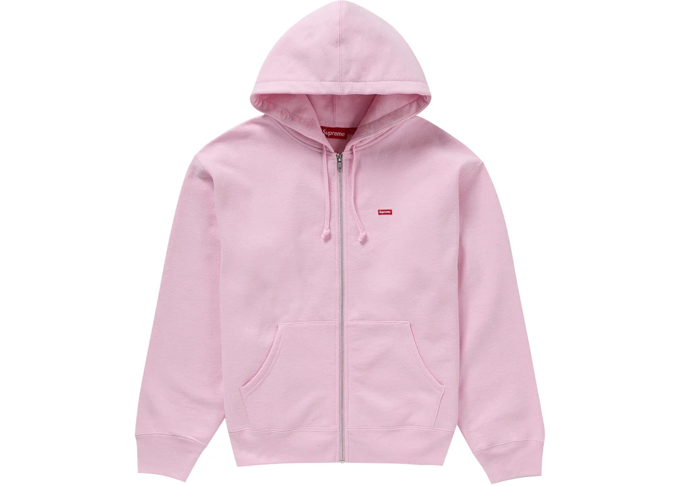 Supreme Small Box Hooded Sweatshirt (FW24) Light Pink - 1