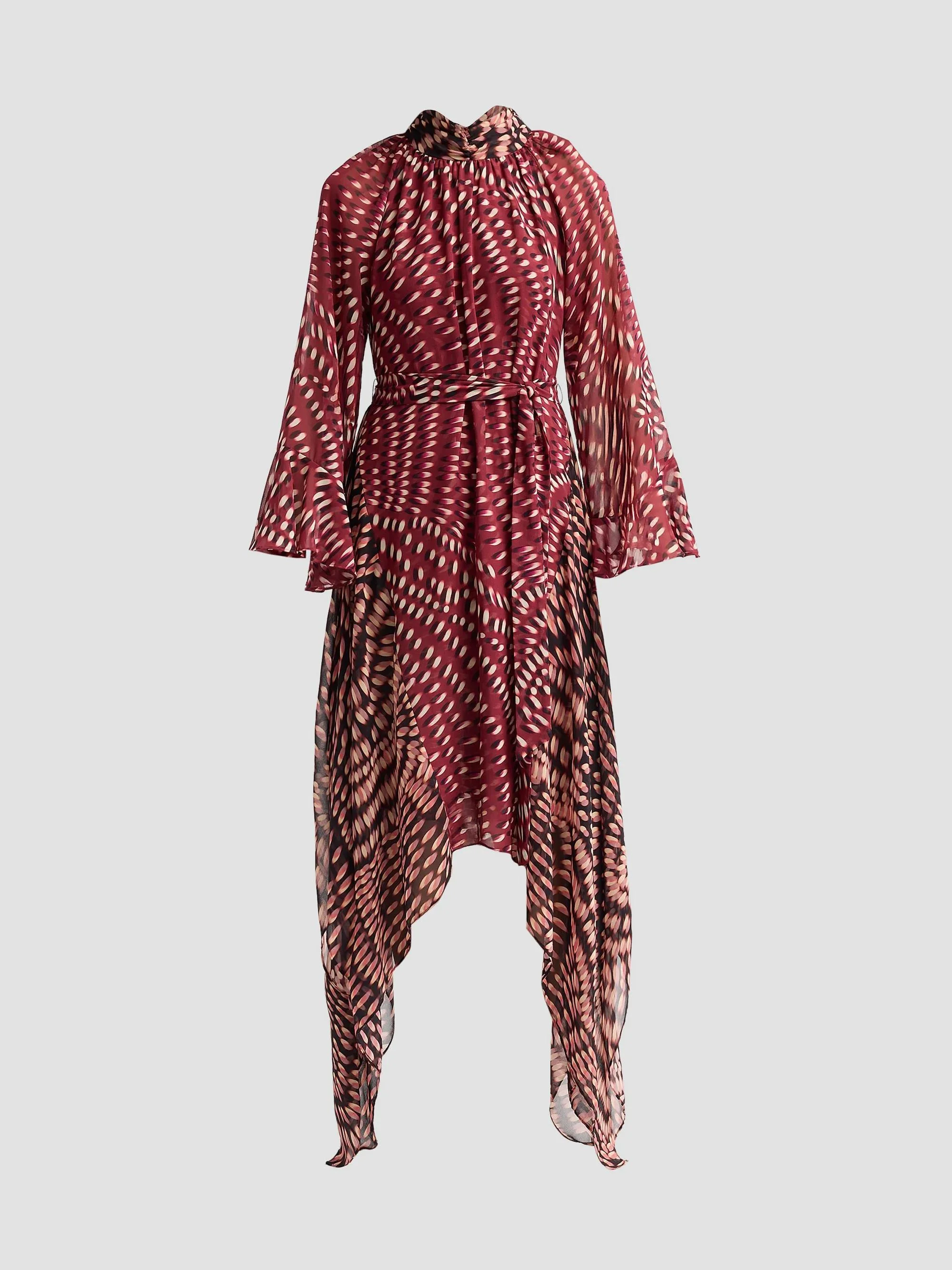 Women's Parisa Printed Midi Dress - Organic Geo - 1