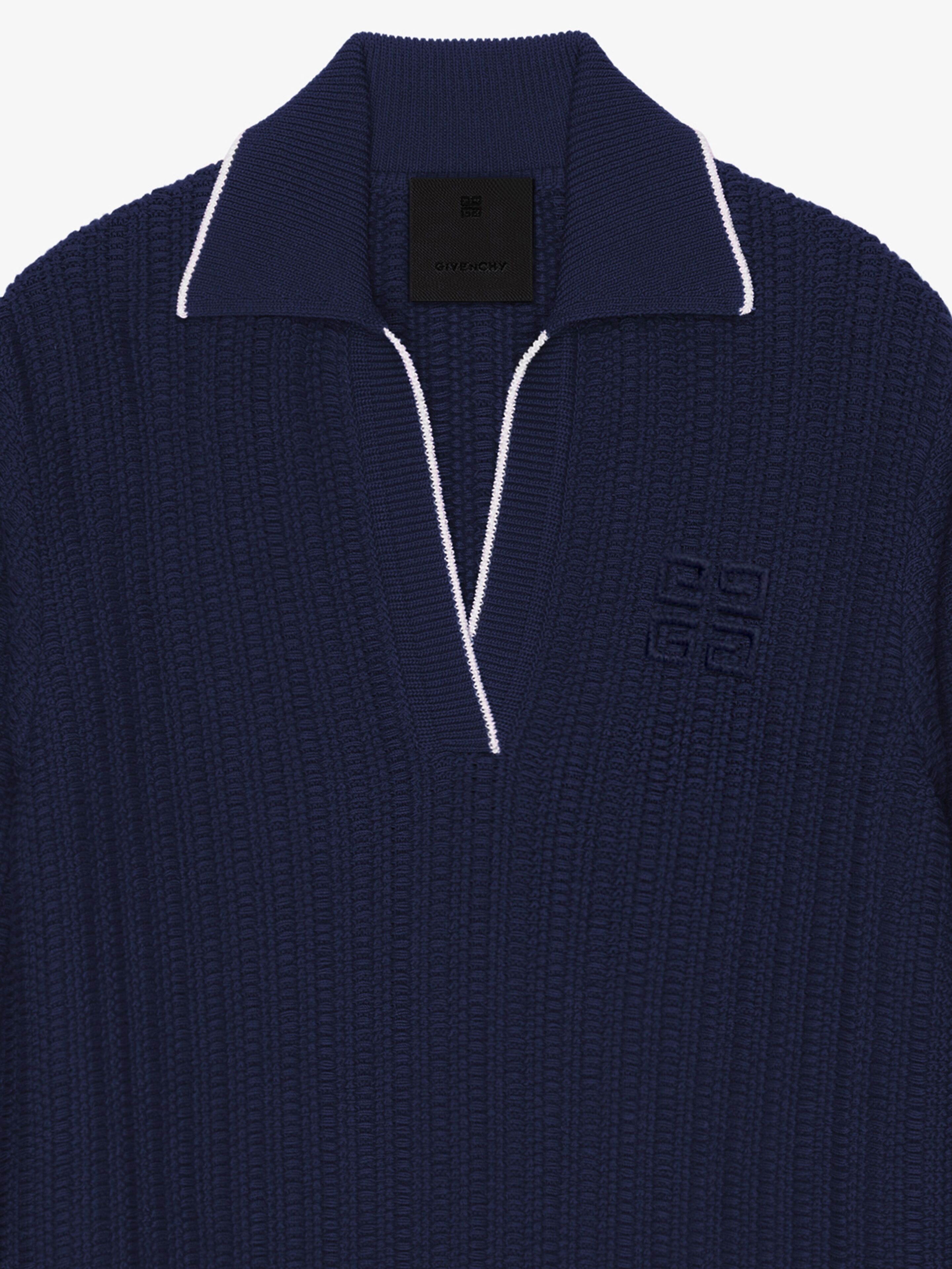 POLO DRESS IN KNIT WITH 4G EMBROIDERY - 4