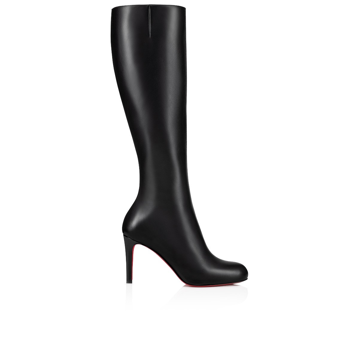 CHRISTIAN LOUBOUTIN Pumppie 85 leather knee boots in 2023  Leather knee  boots, Christian louboutin, Red bottom high heels