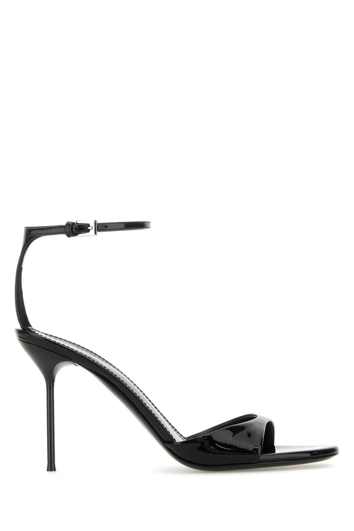 Paris Texas Women Black Leather Lidia Sandals - 1