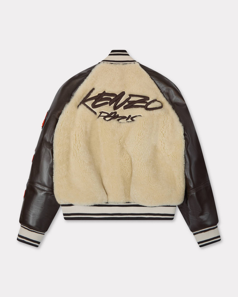 KENZO 'Kenzo x Futura 2000' genderless shearling varsity outlook