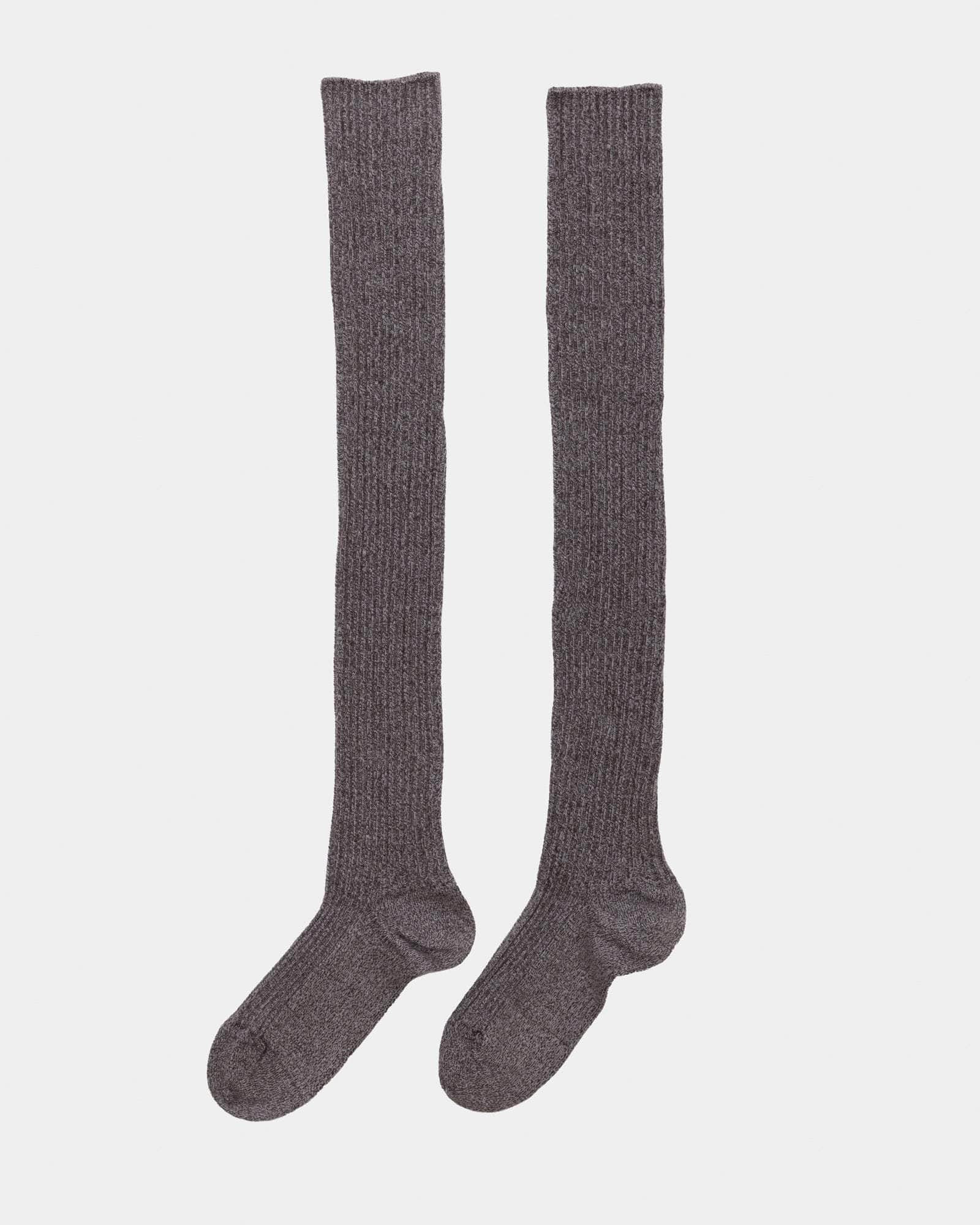 Overknee Socks - Fine Organic Cotton Rib - 4