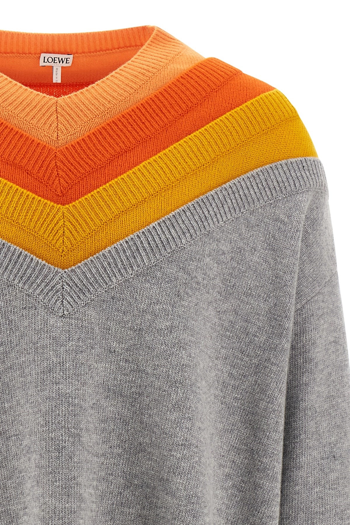 Layered construction sweater - 3