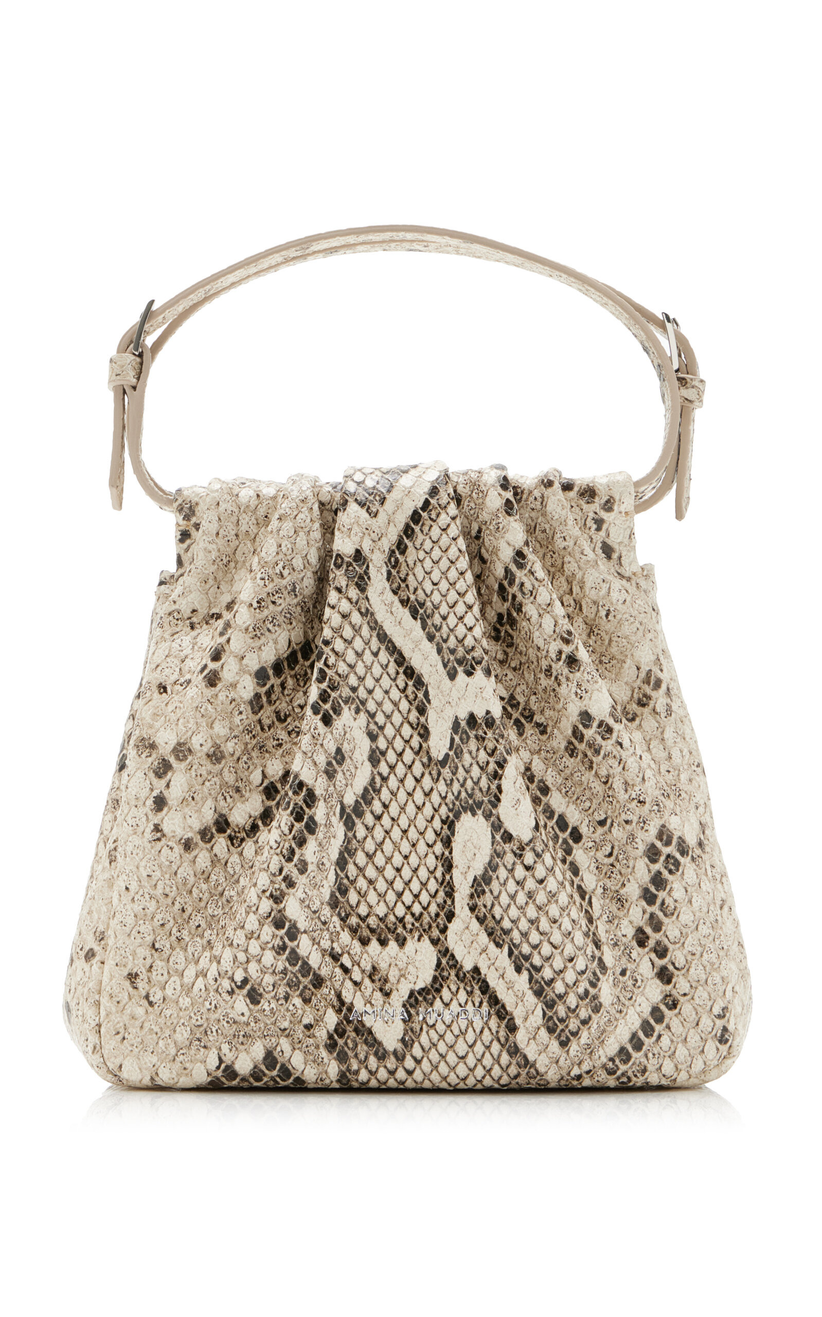 Vittoria Snake-Effect Leather Tope Handle Bag python - 1