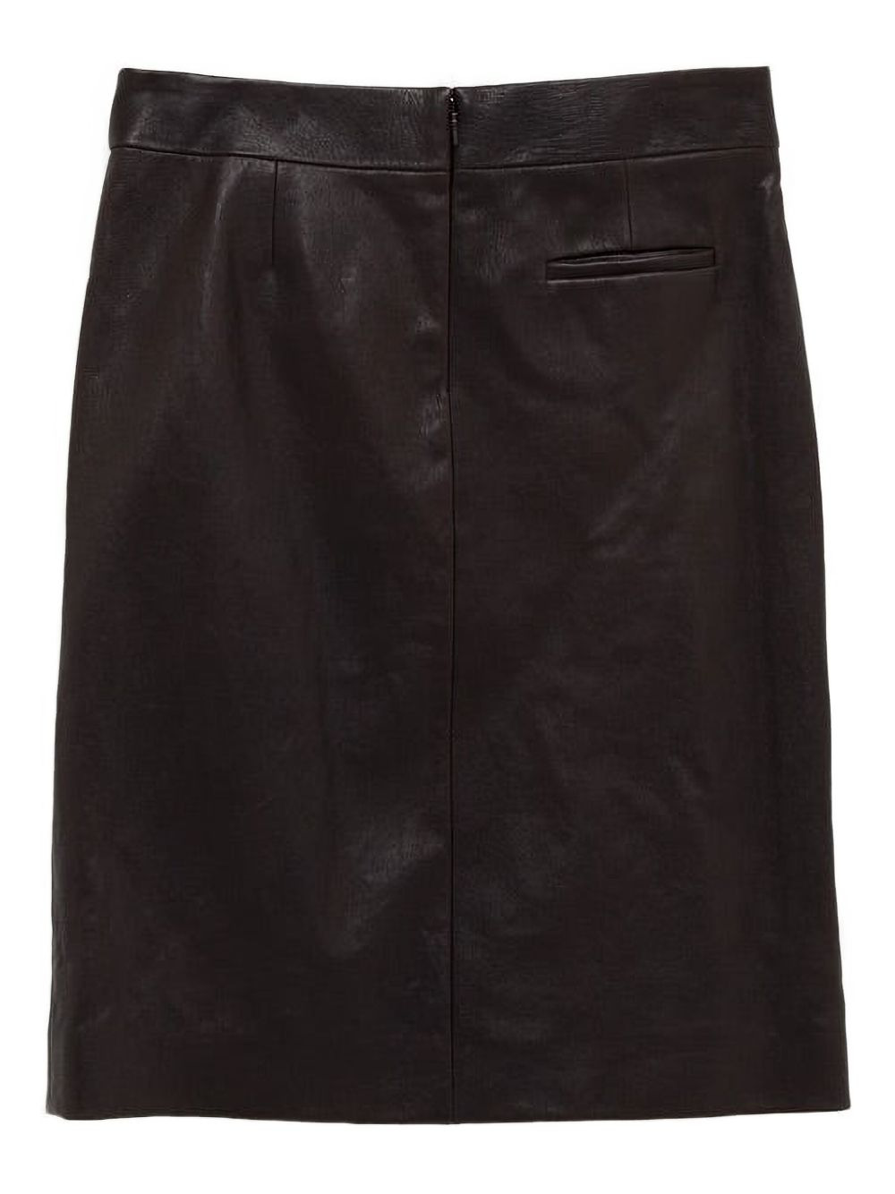 leather mini skirt - 2