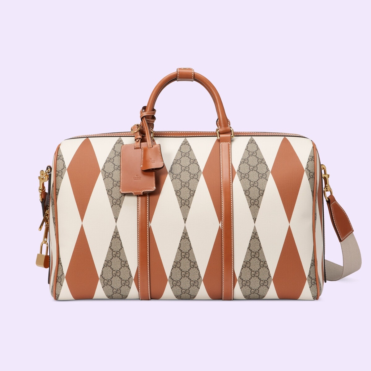 GG rhombus print duffle bag - 1