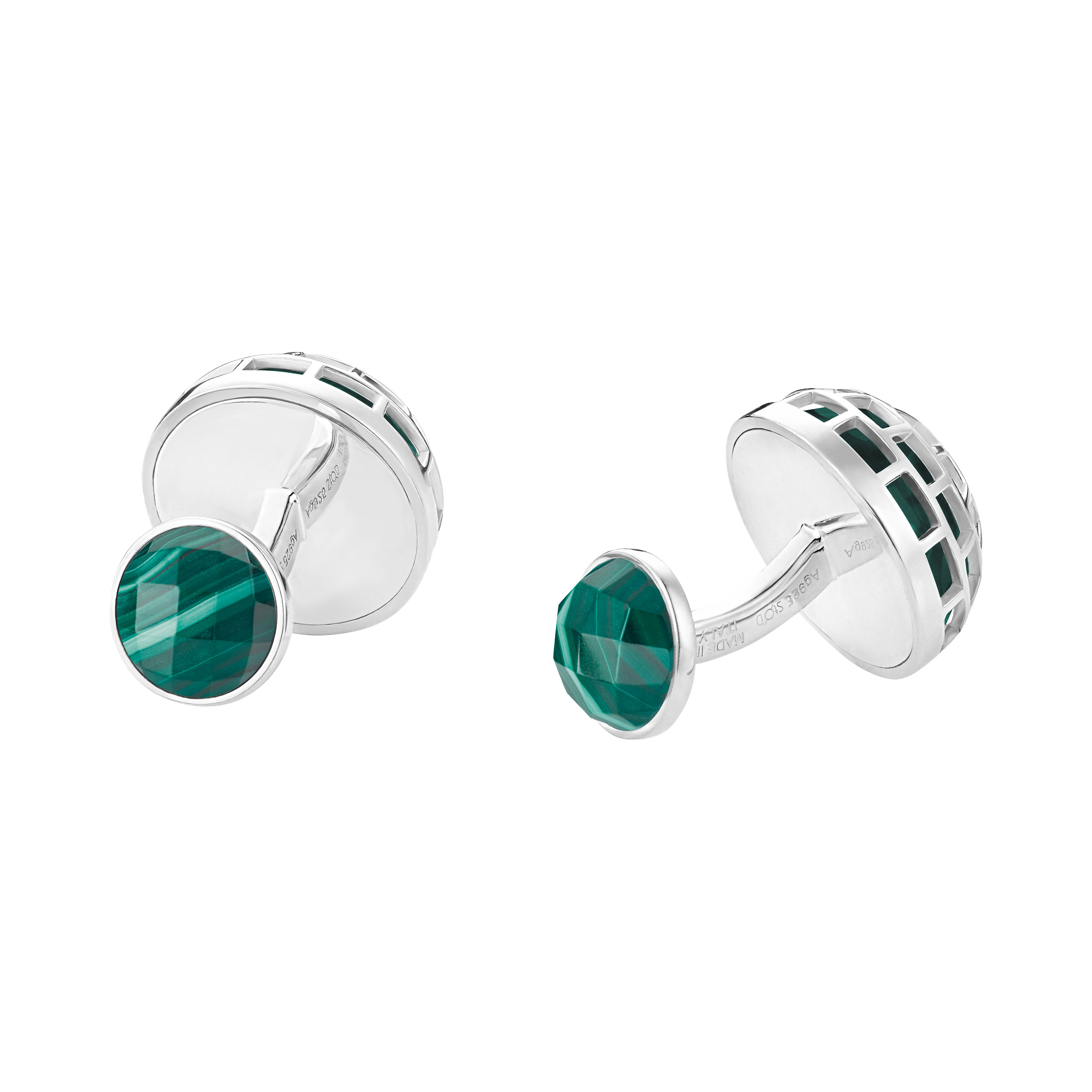Montblanc Meisterstück Cufflinks with Malachite stone - 4
