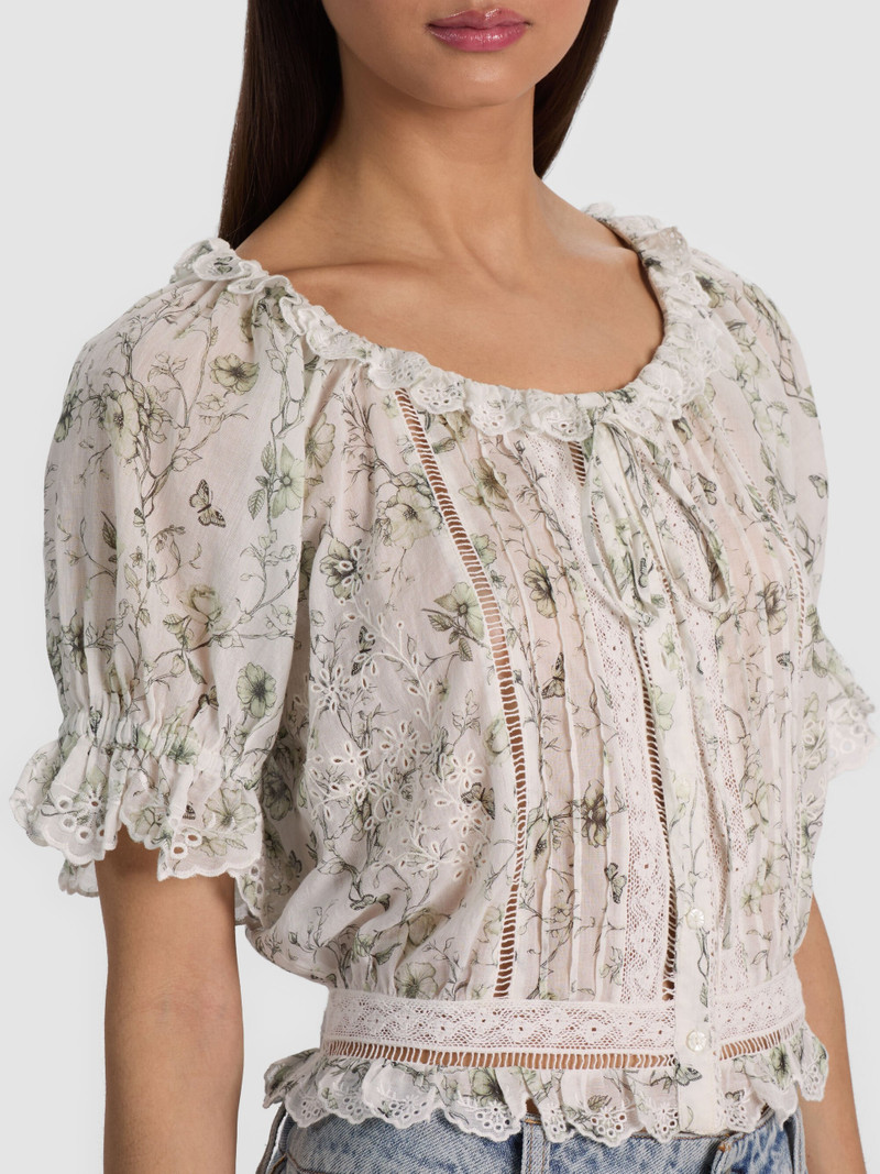 MCLAINE PUFF SLEEVE BLOUSE 5