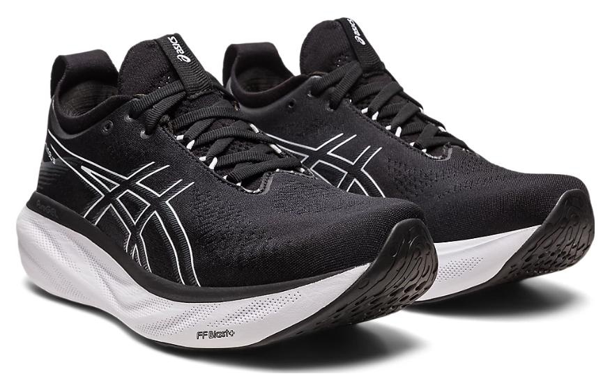(WMNS) ASICS Gel Nimbus 25 'Black Pure Silver' 1012B356-001 - 3