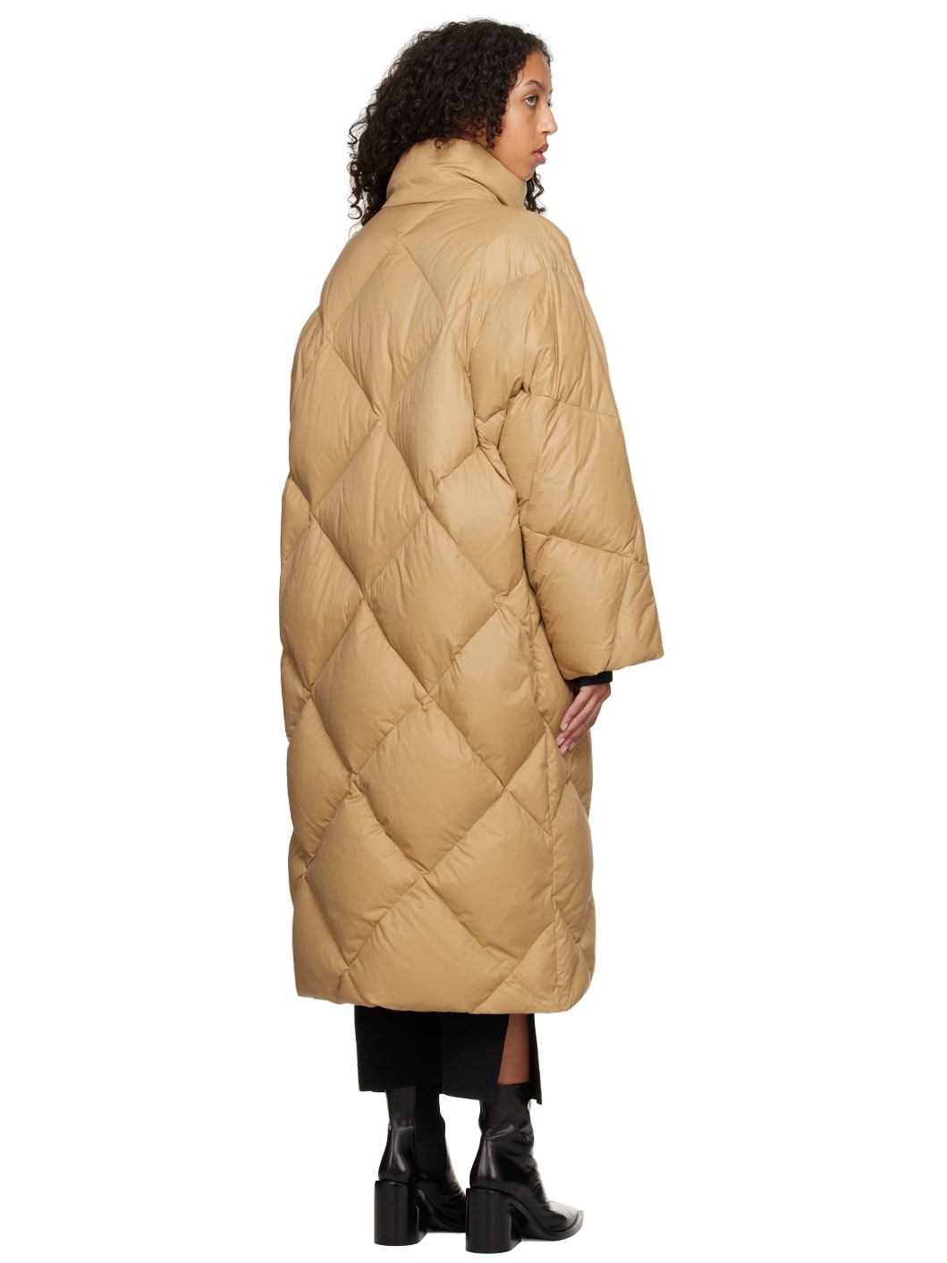 Tan Anissa Down Coat - 3