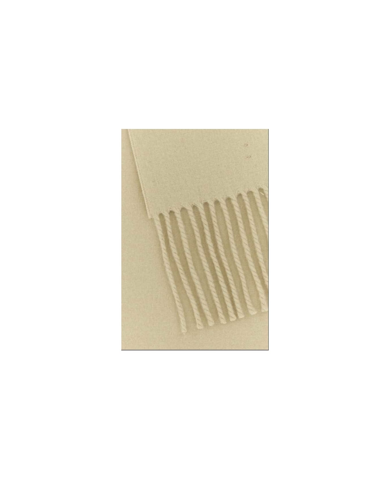 'solid Label' Beige Cashmere Scarf - 2