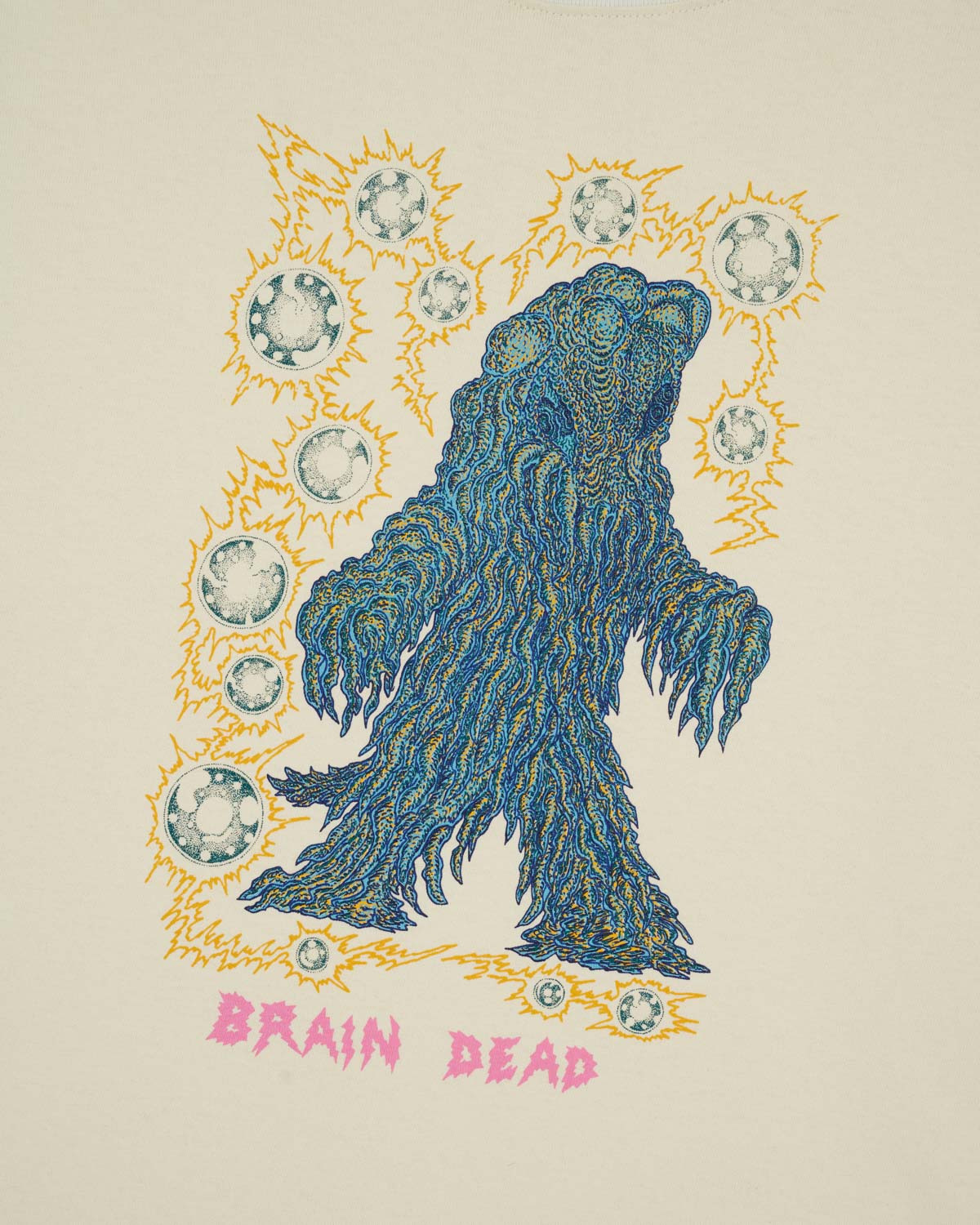 Brain Dead x Godzilla Hedorah T-shirt - Natural - 2