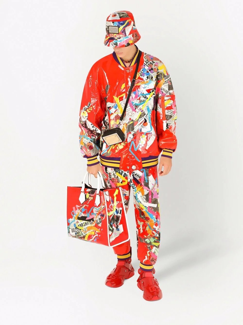 graphic print bomber jacket - 2