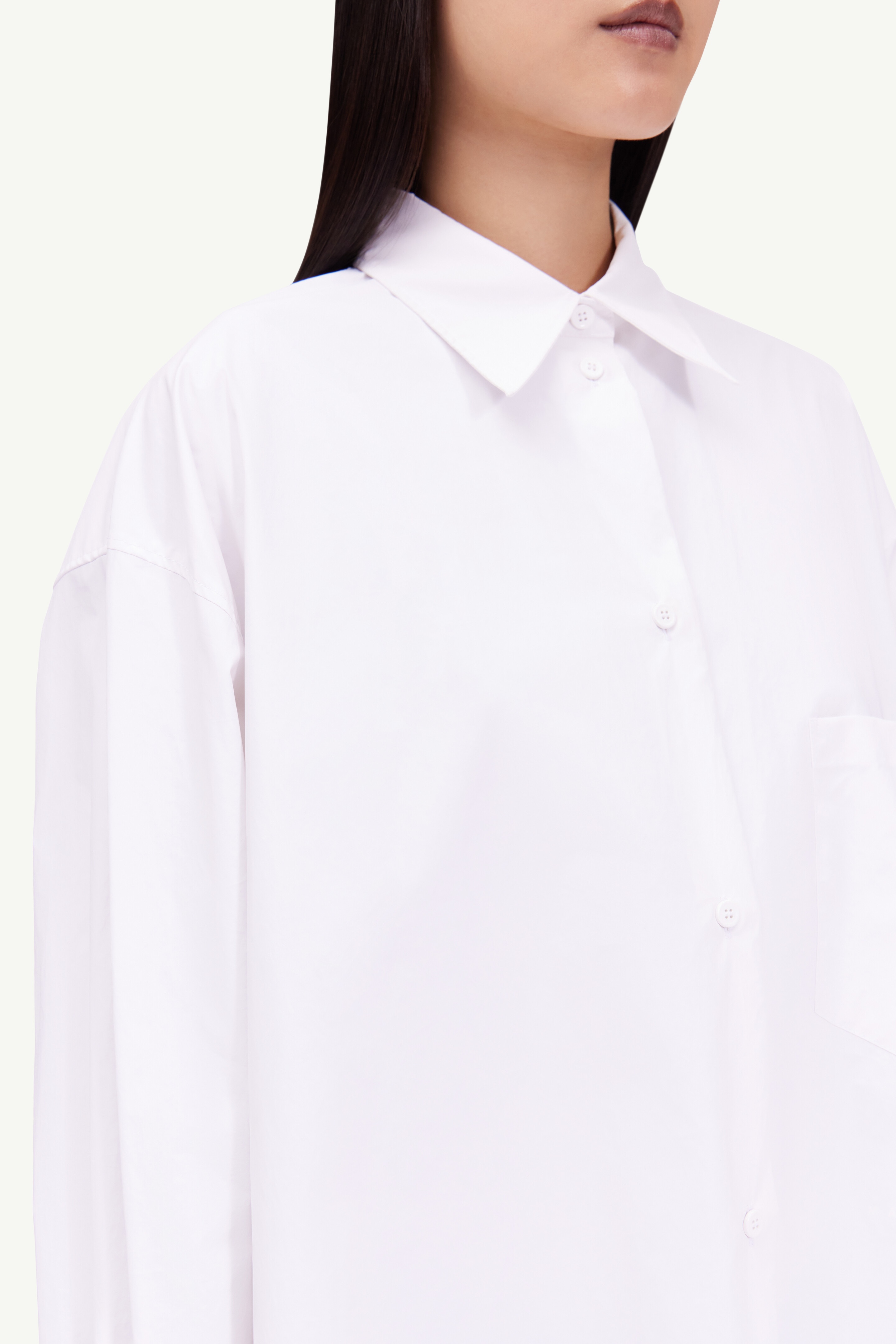 Coated cotton shirt dress - 5