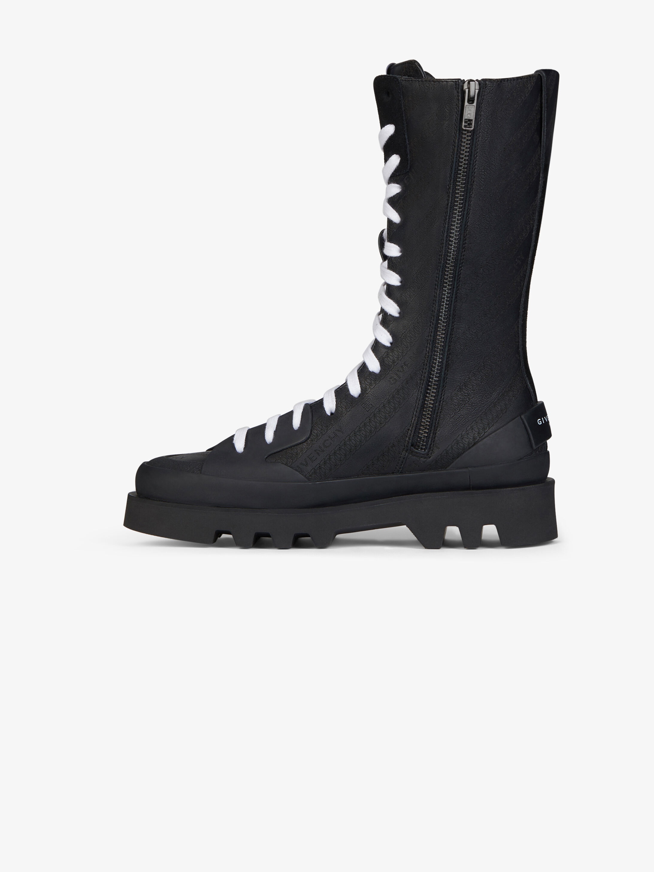 GIVENCHY Chain Clapham boots in leather - 5