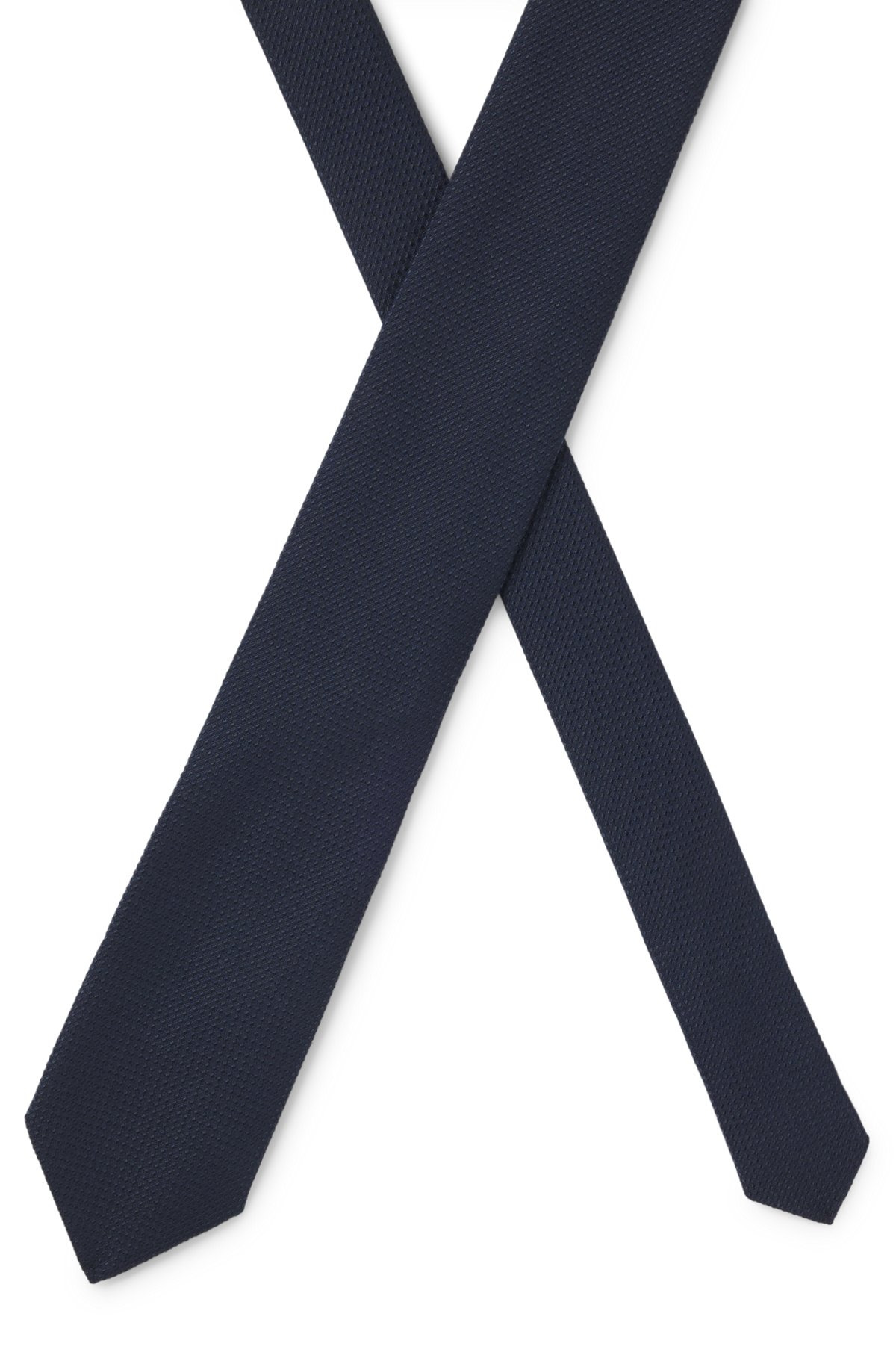 STRUCTURED TIE IN COTTON AND SILK - 4
