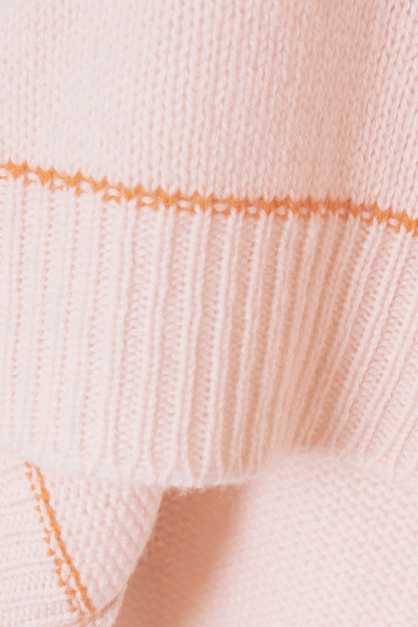 Topstitched cashmere sweater - 5