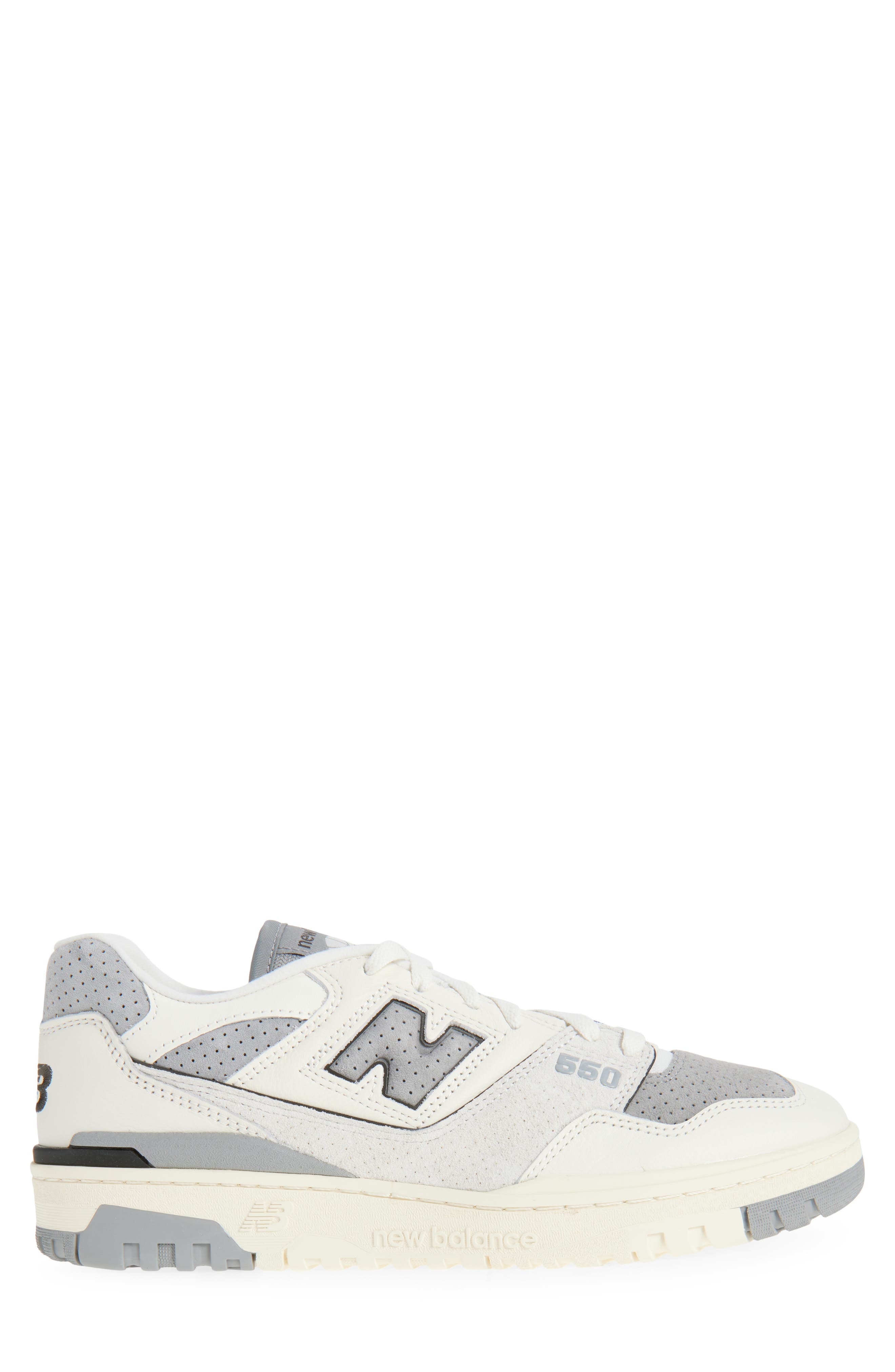 New Balance 550 Basketball Sneaker in Sea Salt/Slate Grey at Nordstrom - 3