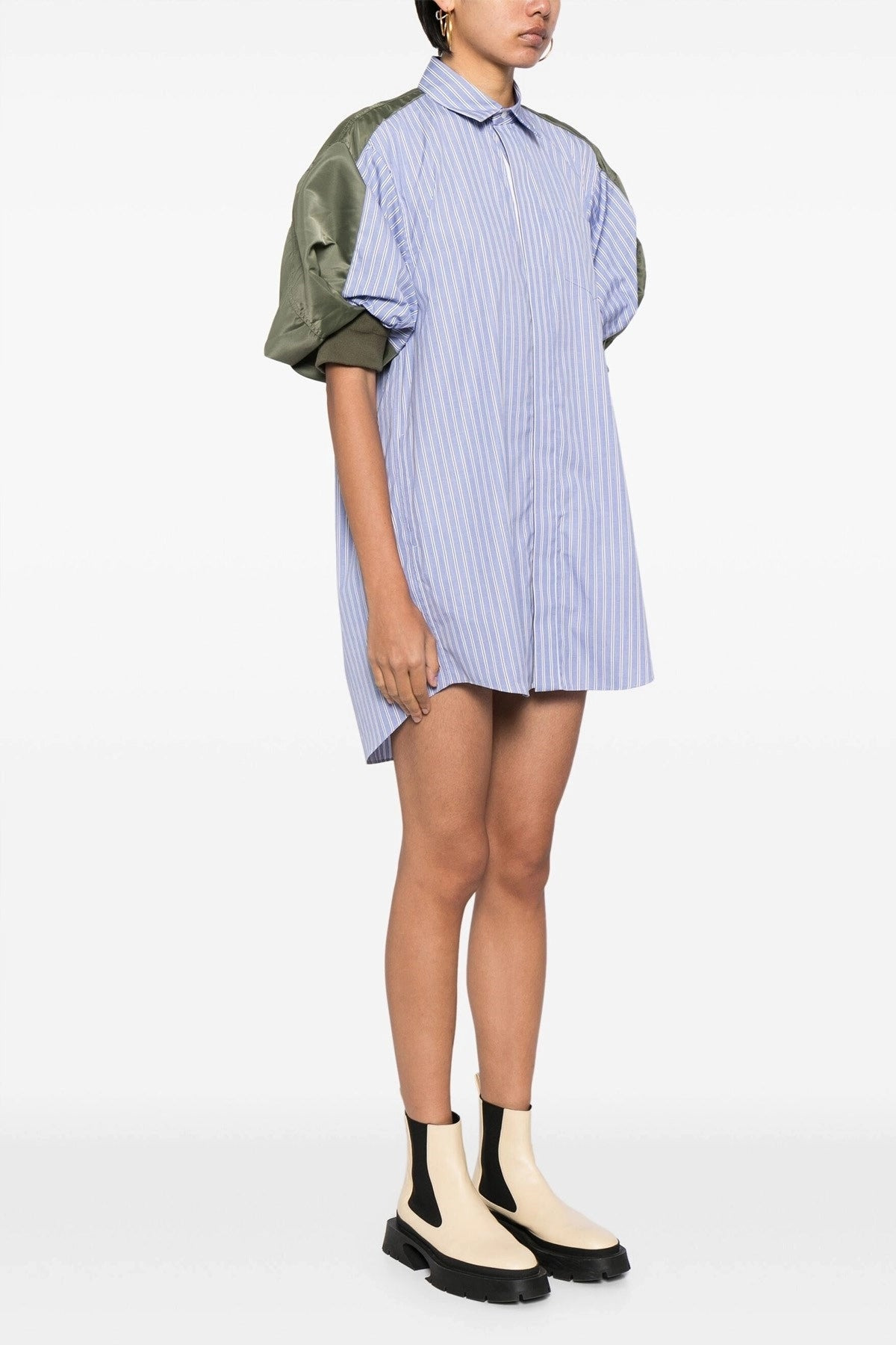 Sacai Women Mini Chemisier Dress - 2