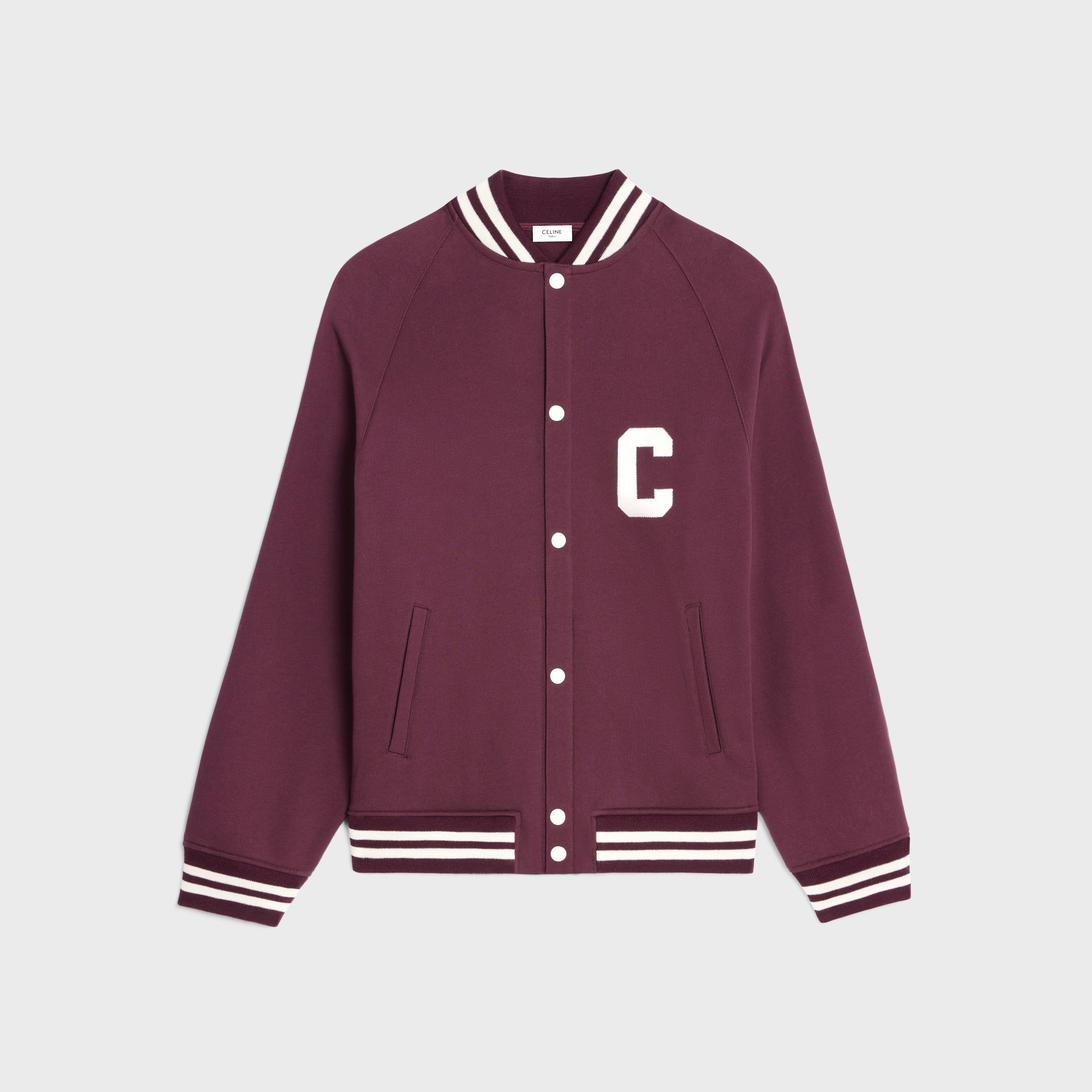 Celine teddy college jacket in fleece - 1