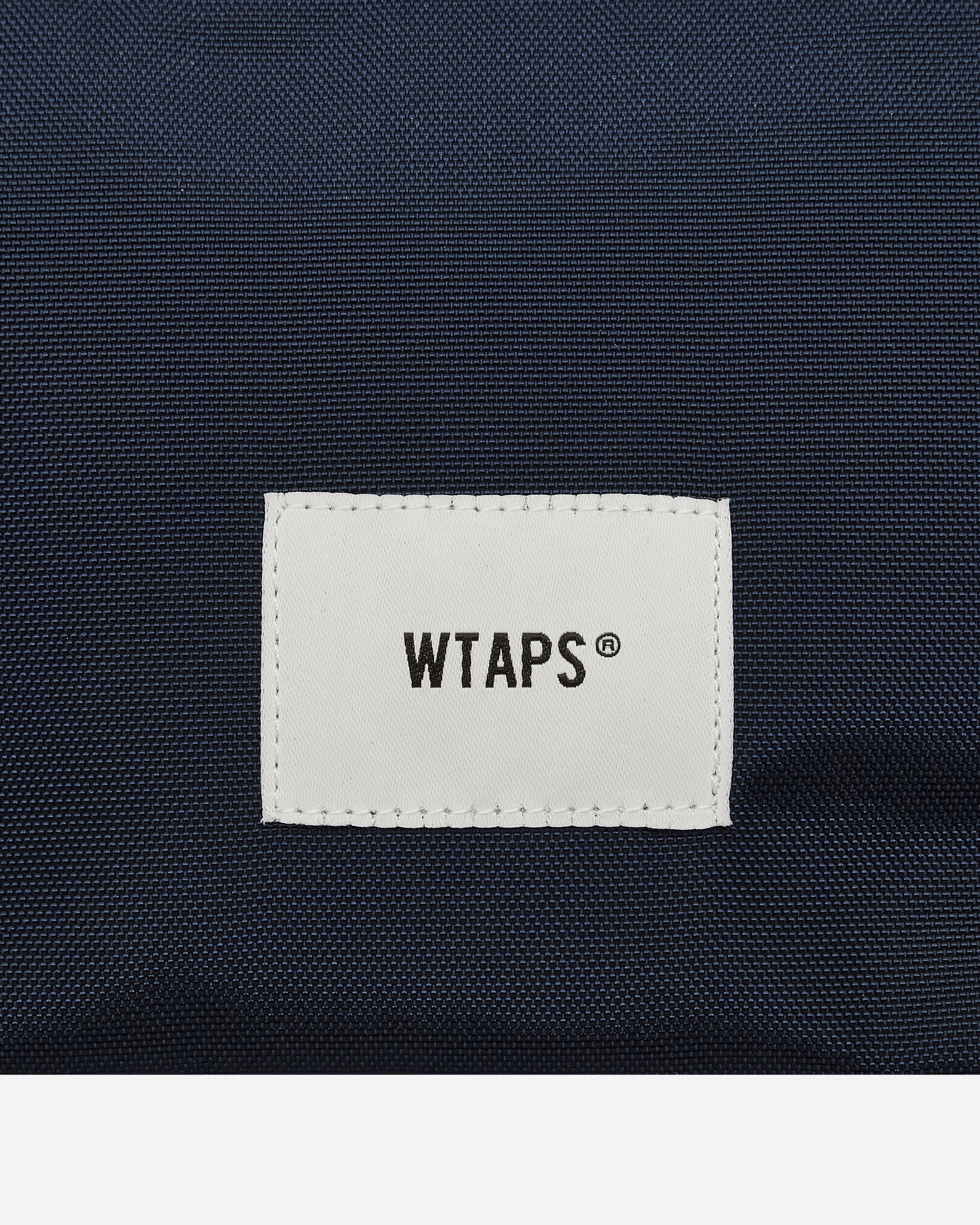 WTAPS Mag L Nylon Cordura Pouch Navy | slamjam | REVERSIBLE