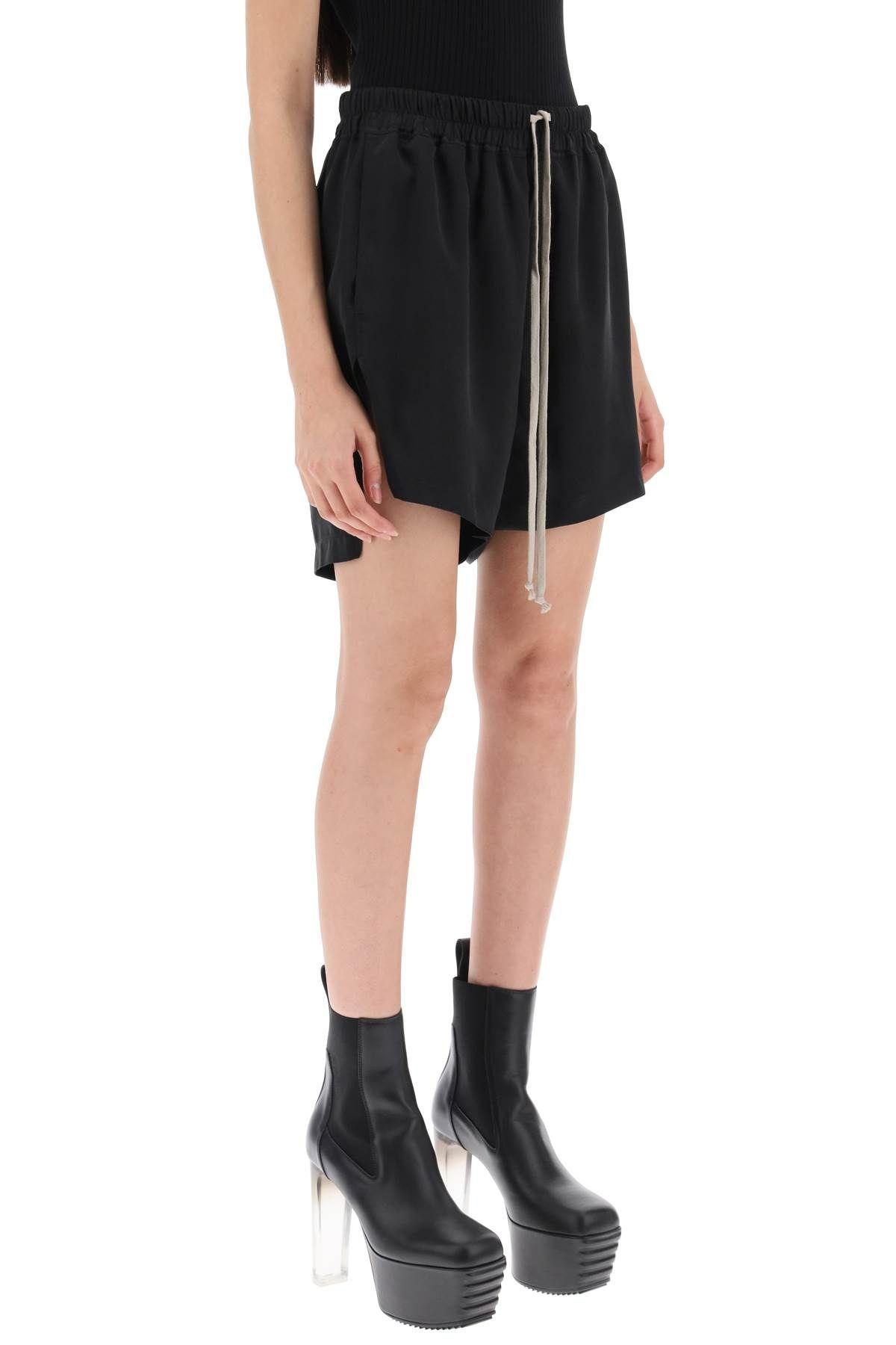 SILK SATIN SHORTS RICK OWENS - 3