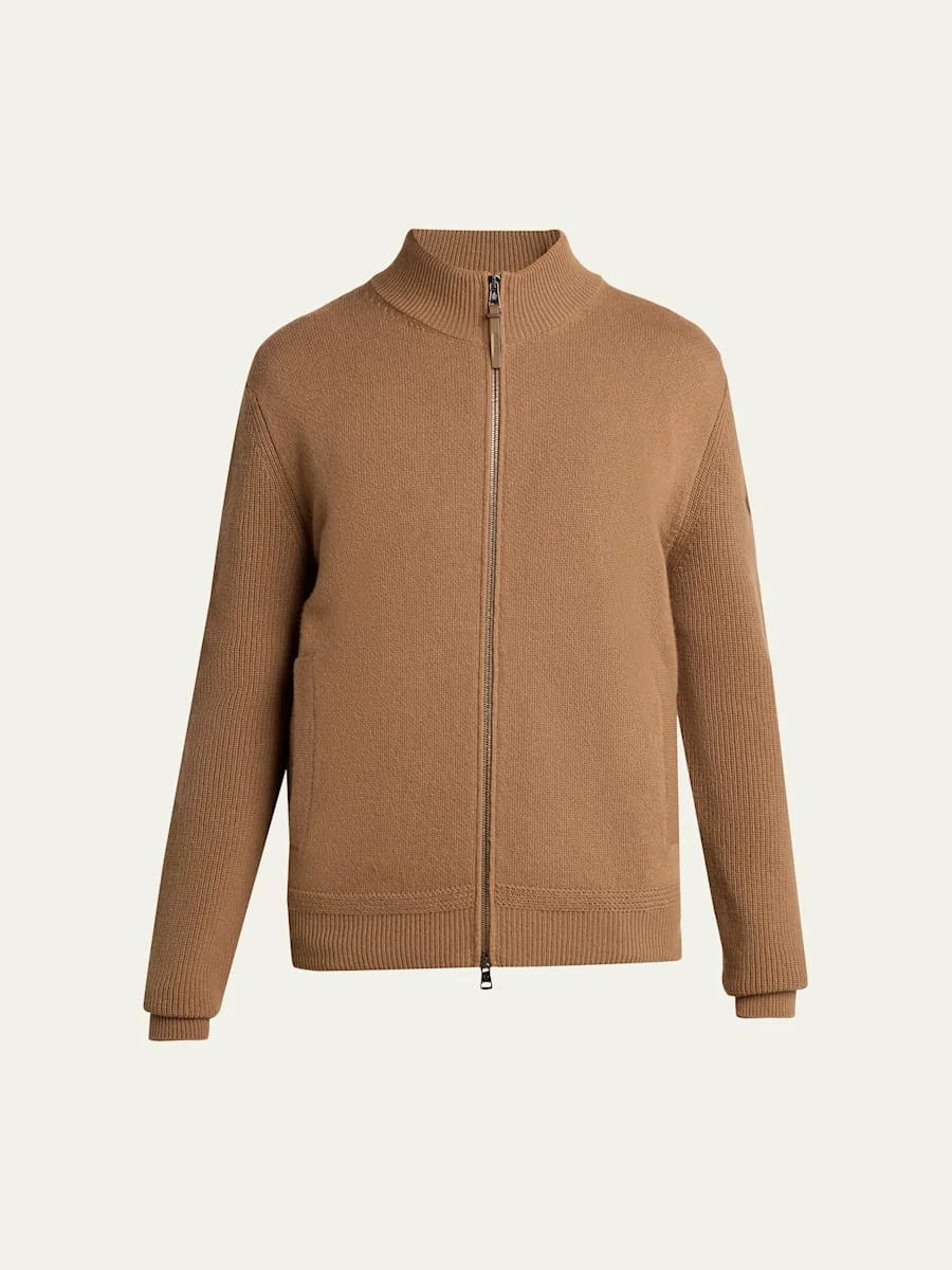 Men's Virgin Wool Blend Jacket - 1