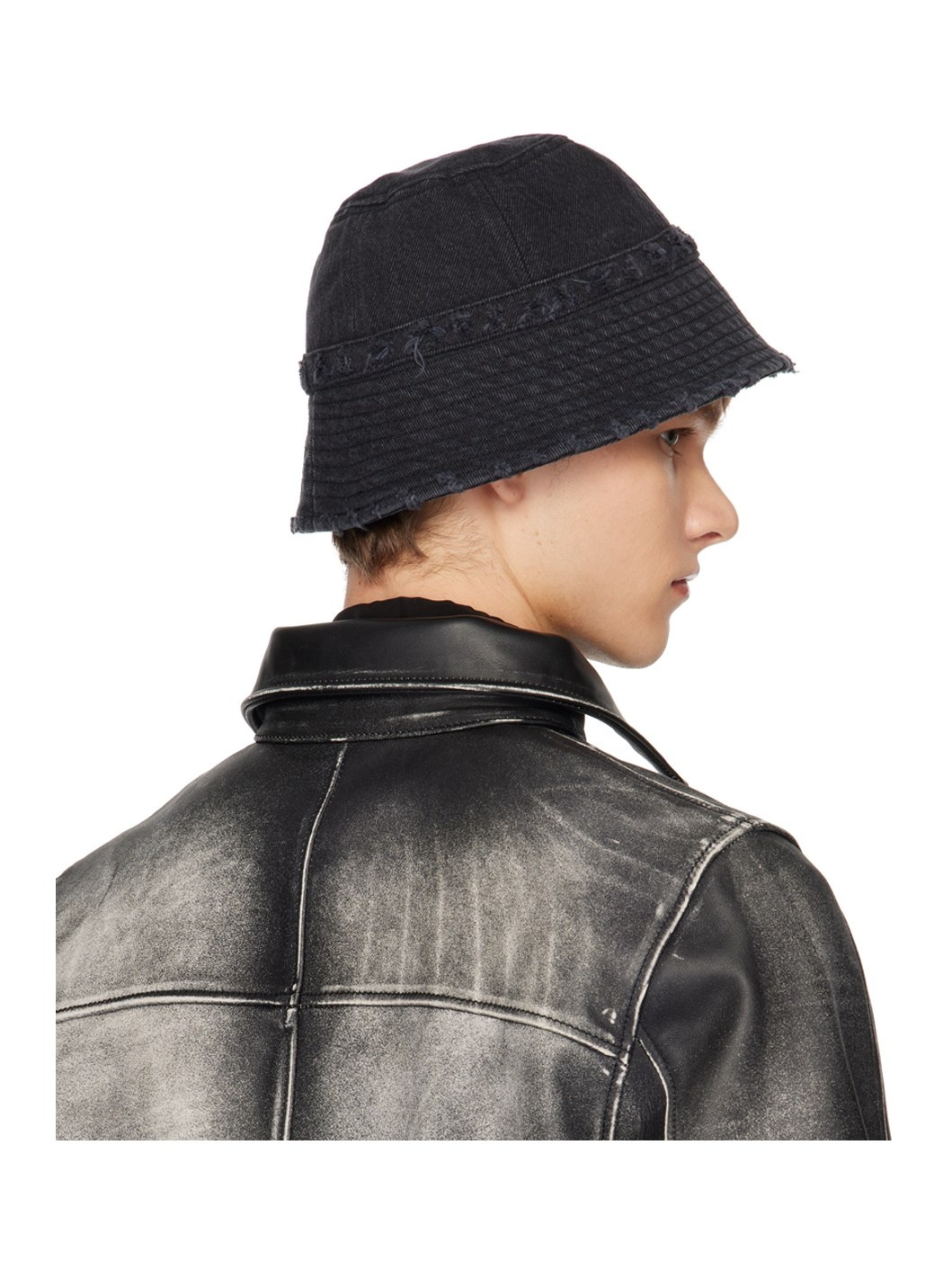 Black Largo Bucket Hat - 3