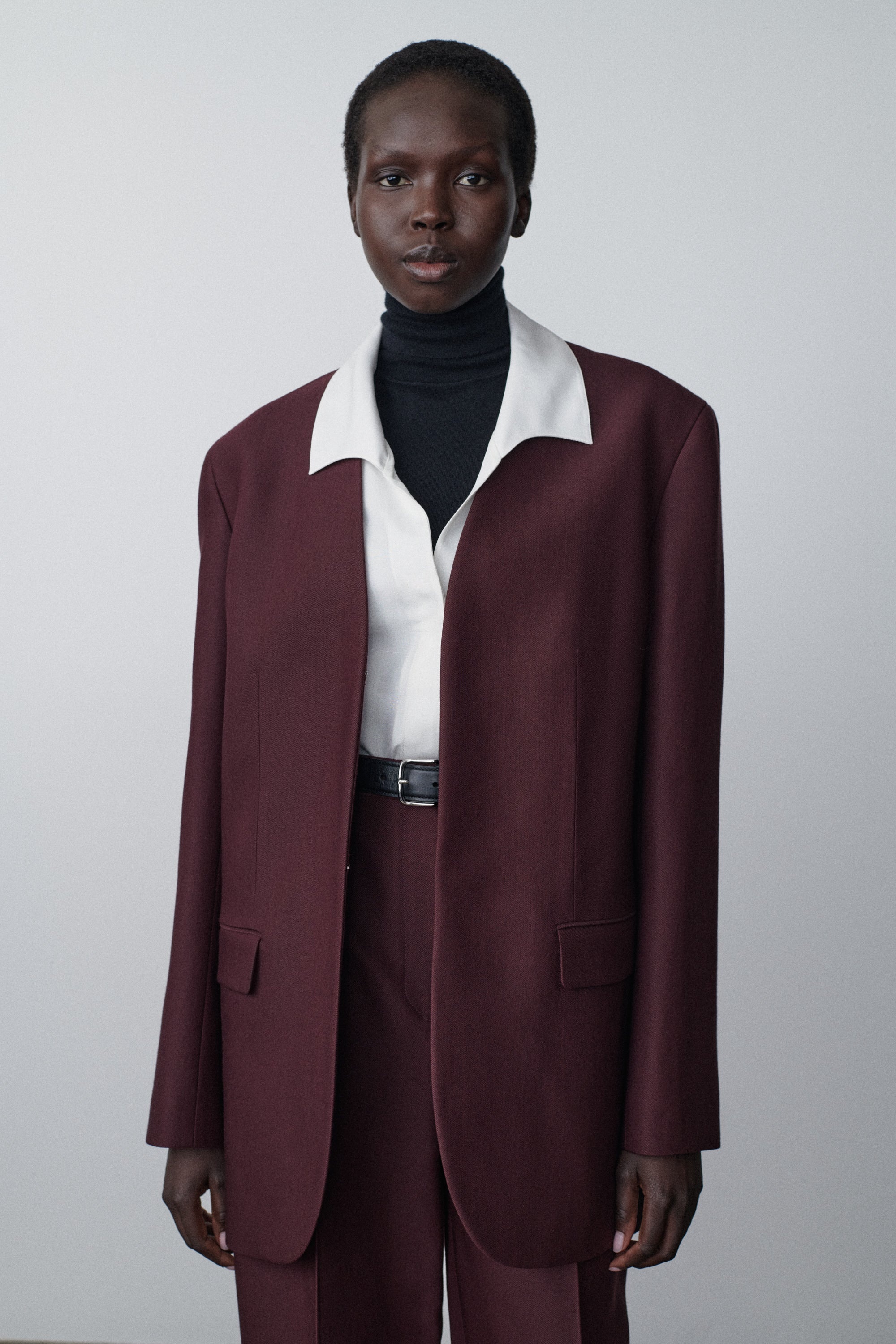 Fie Jacket in Virgin Wool and Silk - 3