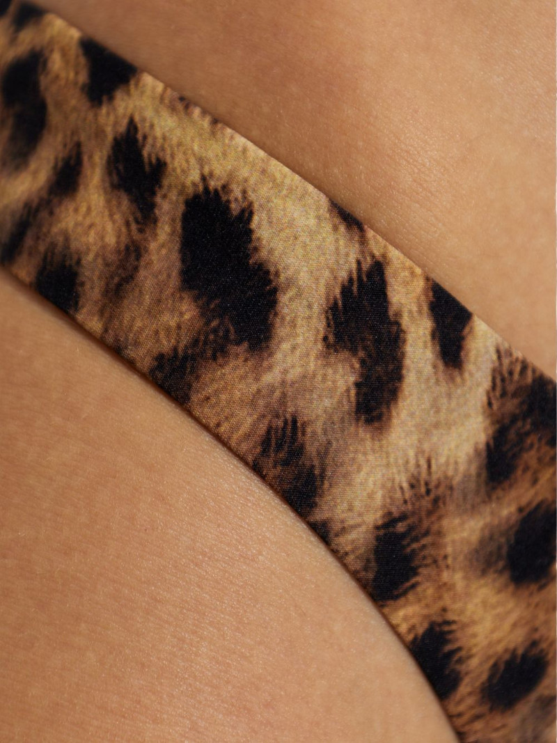 Prague animal-print bikini bottom 4