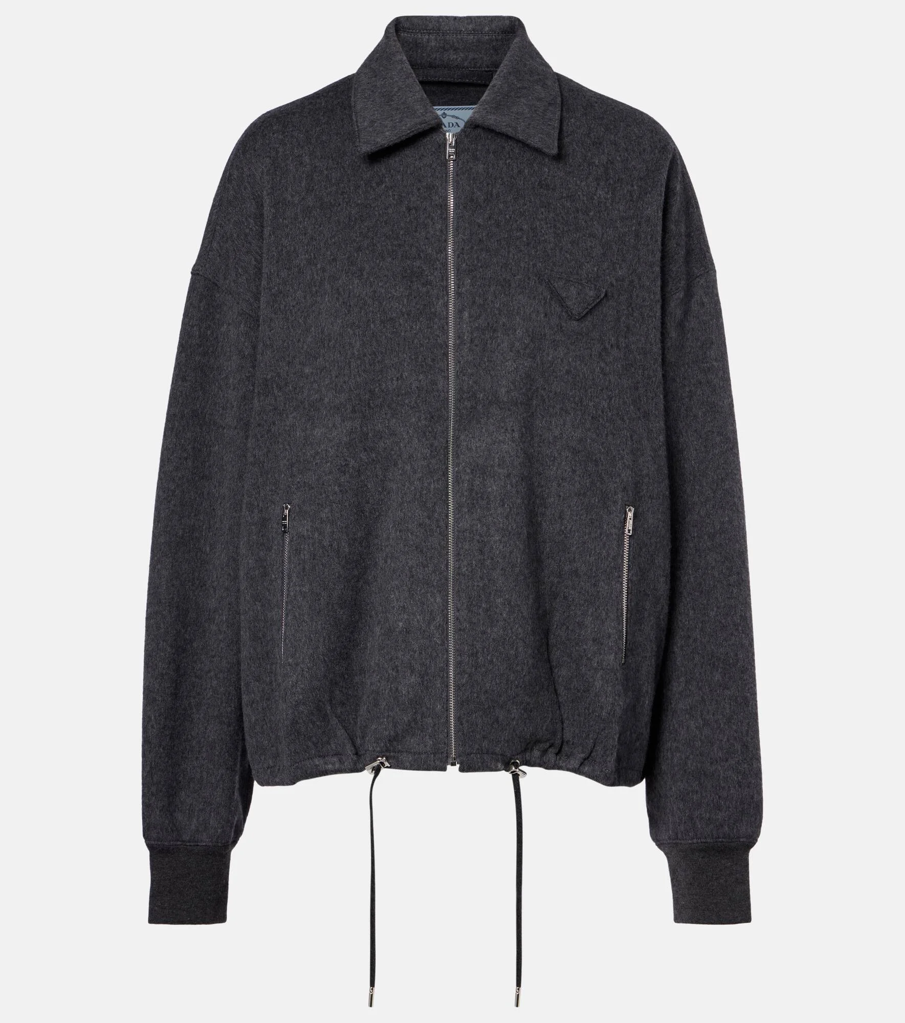 Wool and cashmere blouson jacket - 1