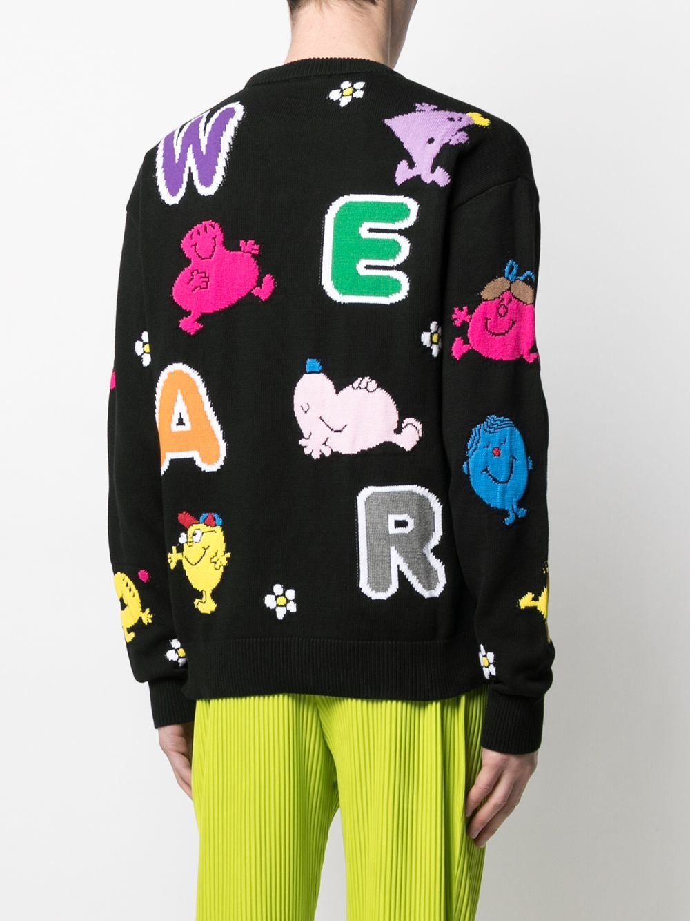 Mr. Men & Little Miss intarsia logo jumper - 4